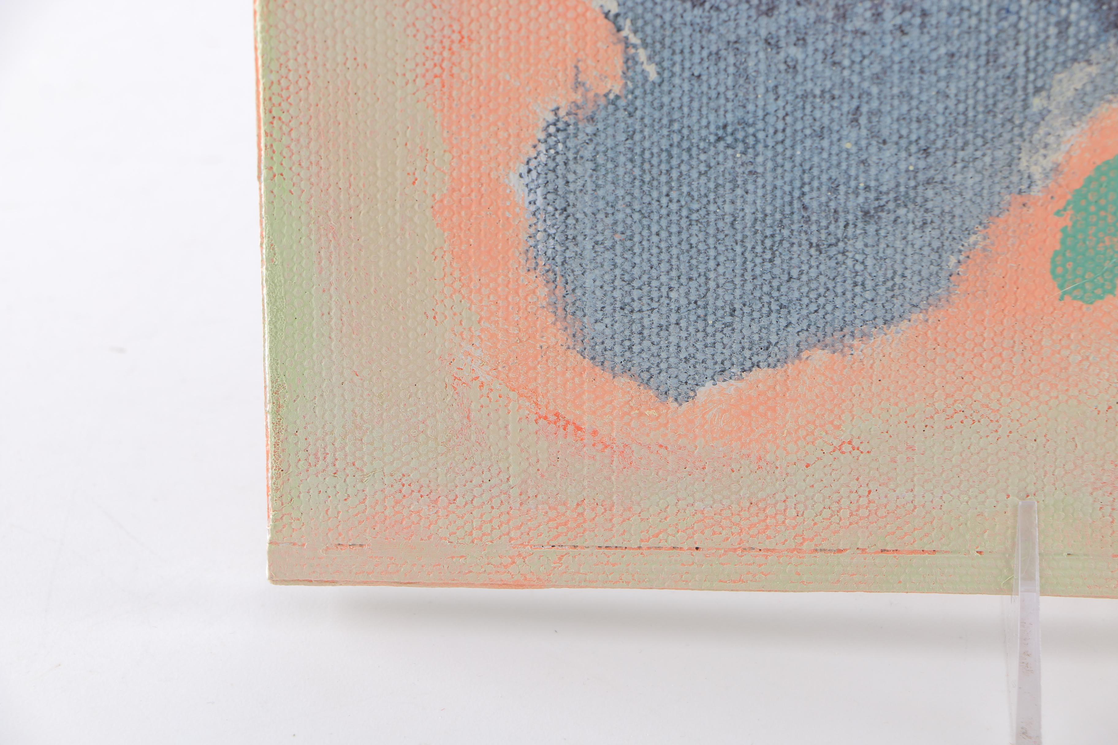 Ricardo Morin Oil Painting on Linen Affixed to Board "Still Nine"