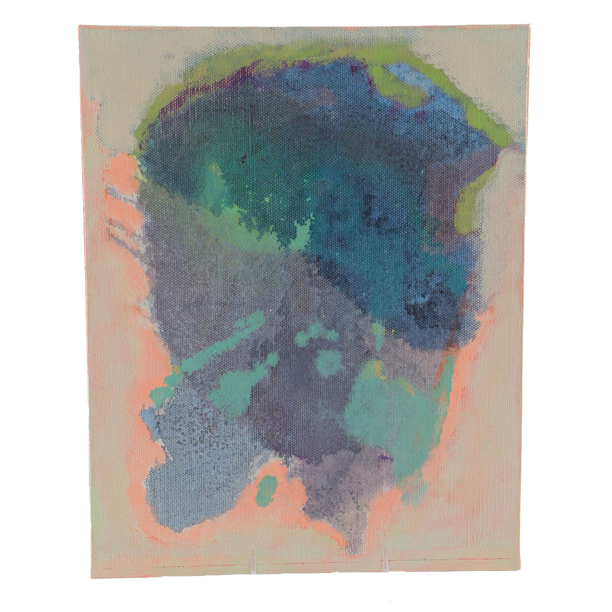 Ricardo Morin Oil Painting on Linen Affixed to Board "Still Nine"