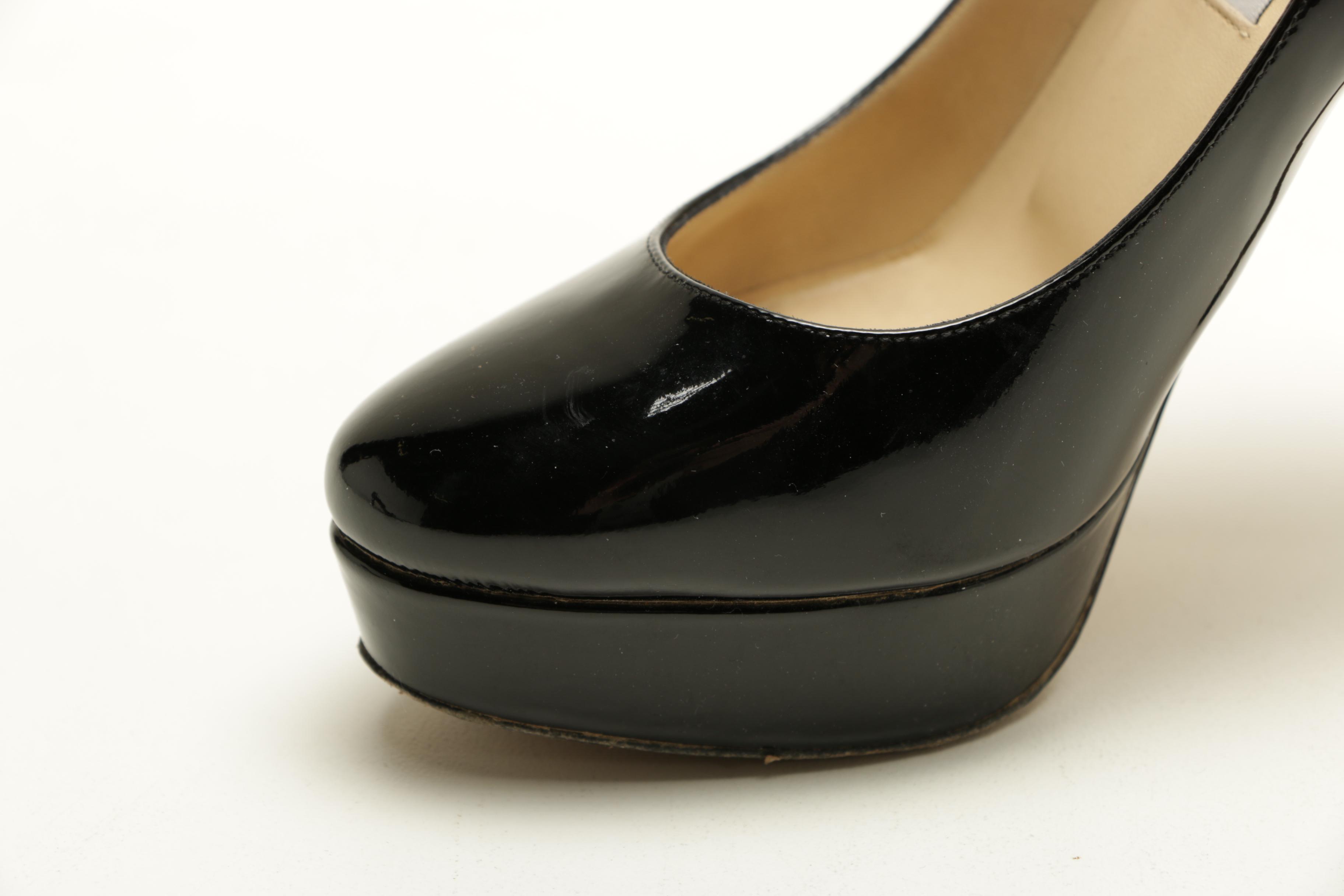 Women's Jimmy Choo Eros Black Patent Pumps