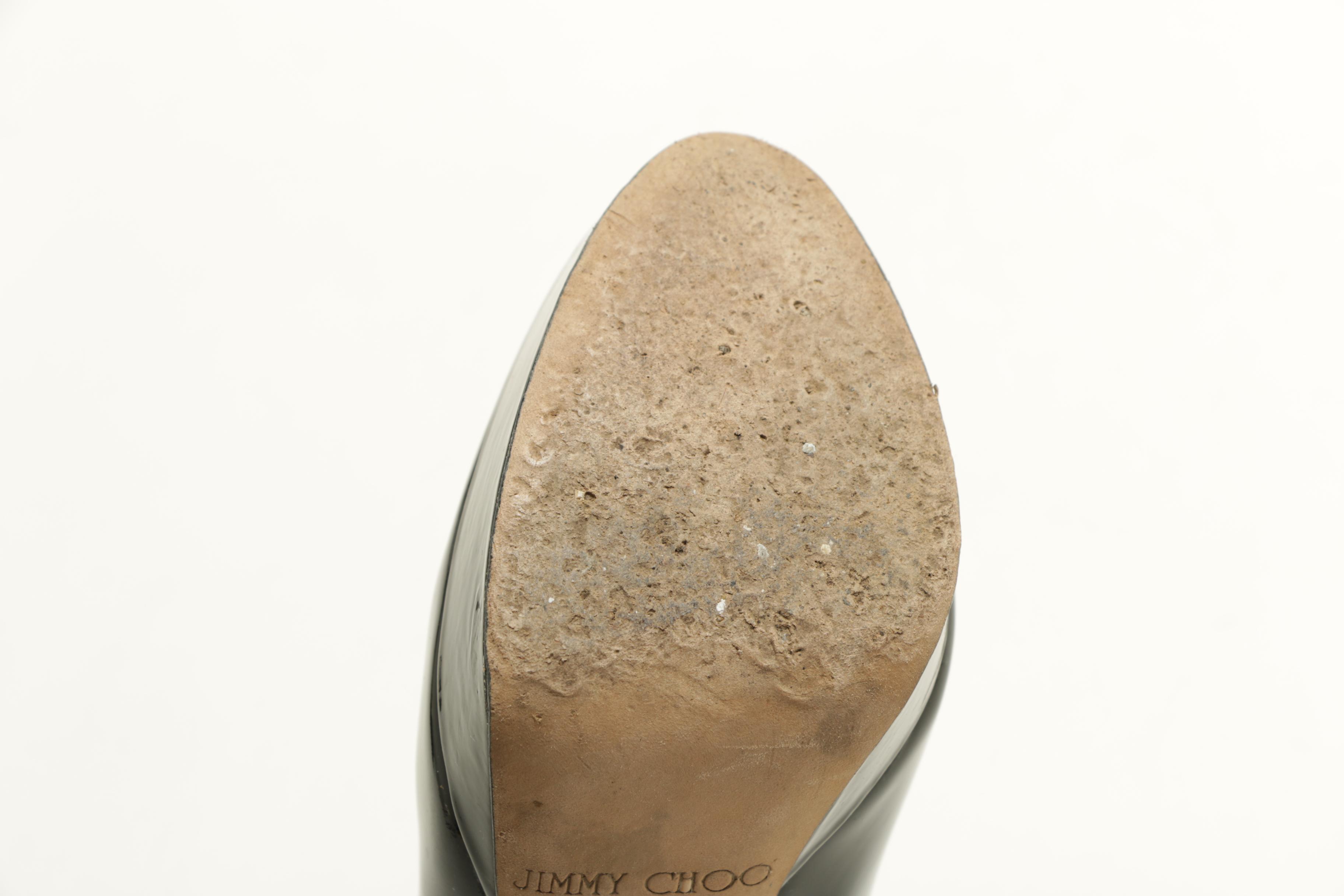 Women's Jimmy Choo Eros Black Patent Pumps