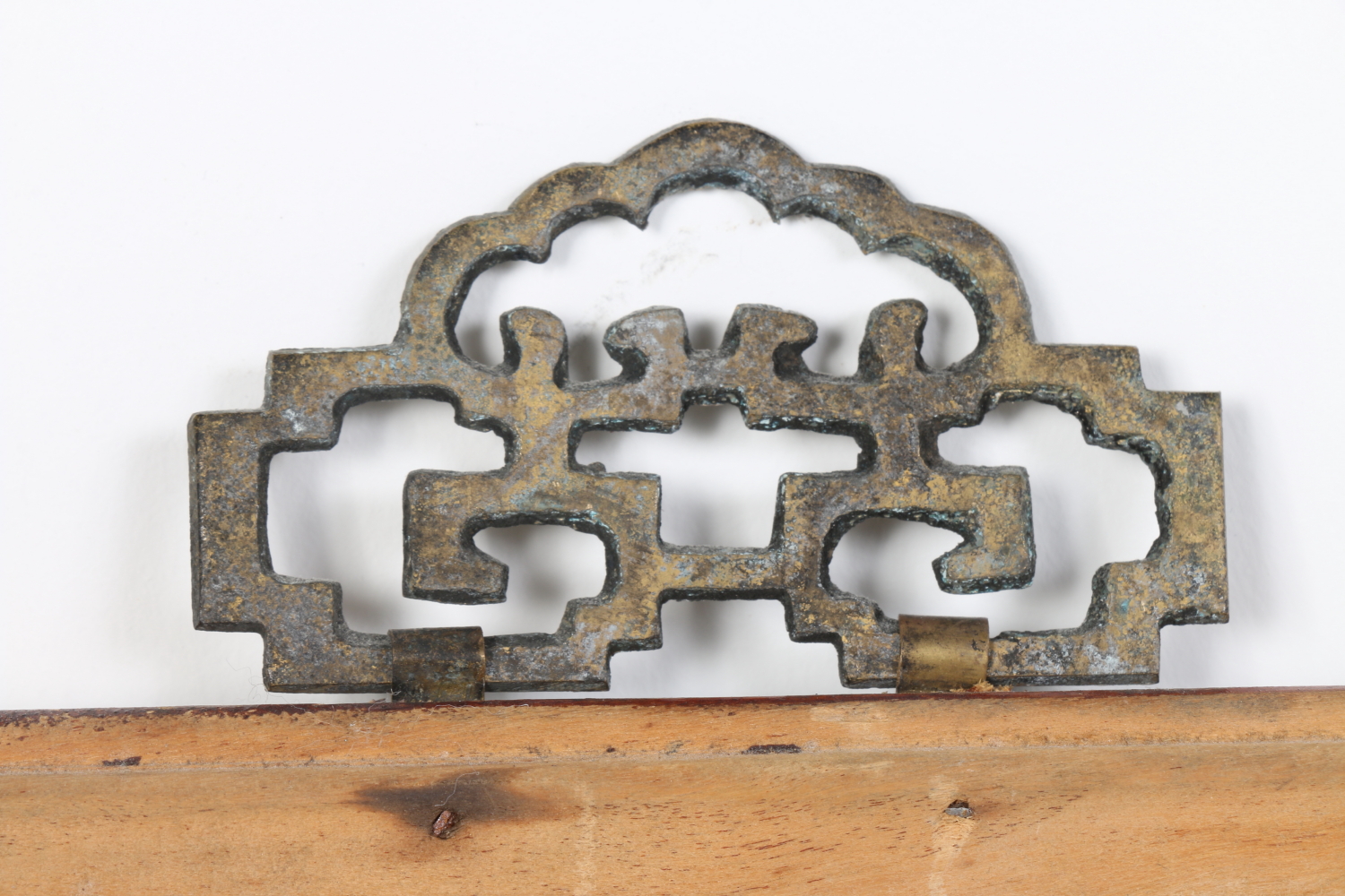 Pair of Carved Wood Chinese Shutters