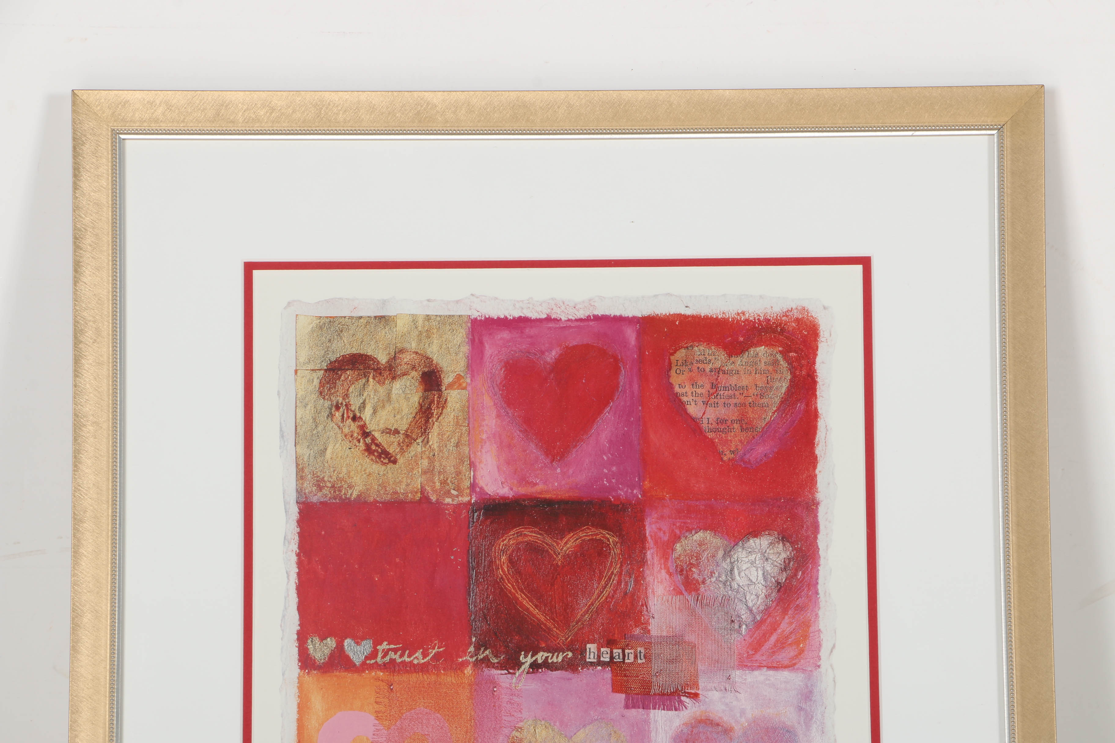 Sarah Lugg Offset Lithograph "Trust in Your Heart"