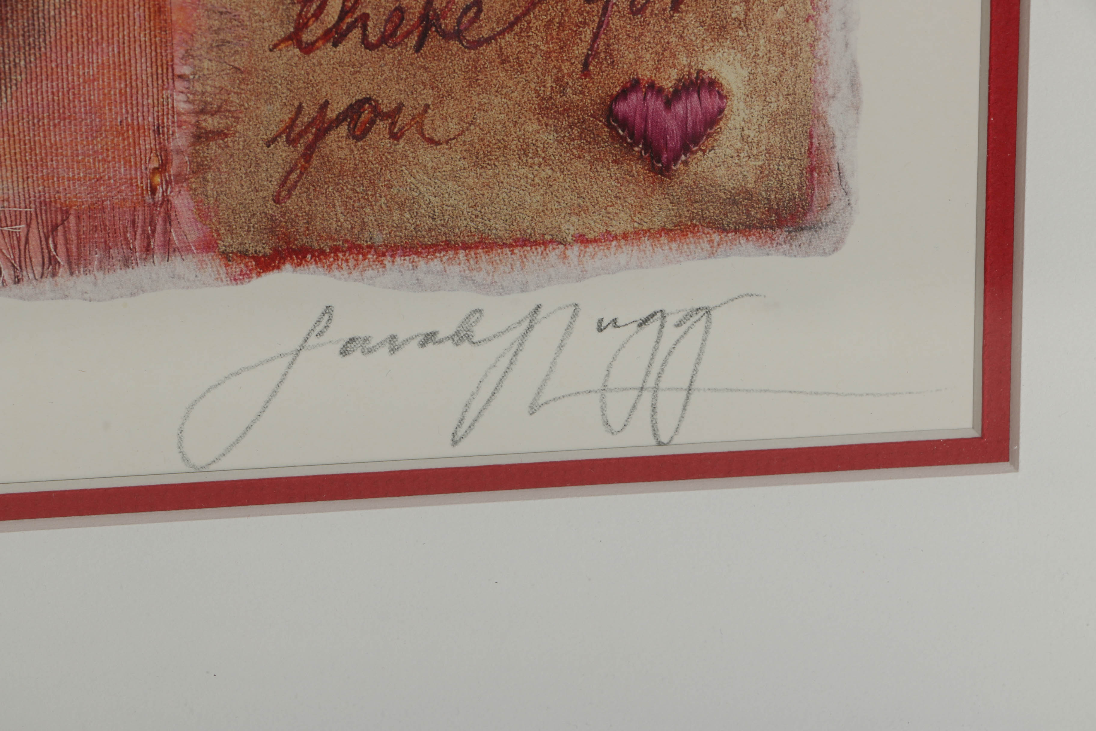 Sarah Lugg Offset Lithograph "Trust in Your Heart"