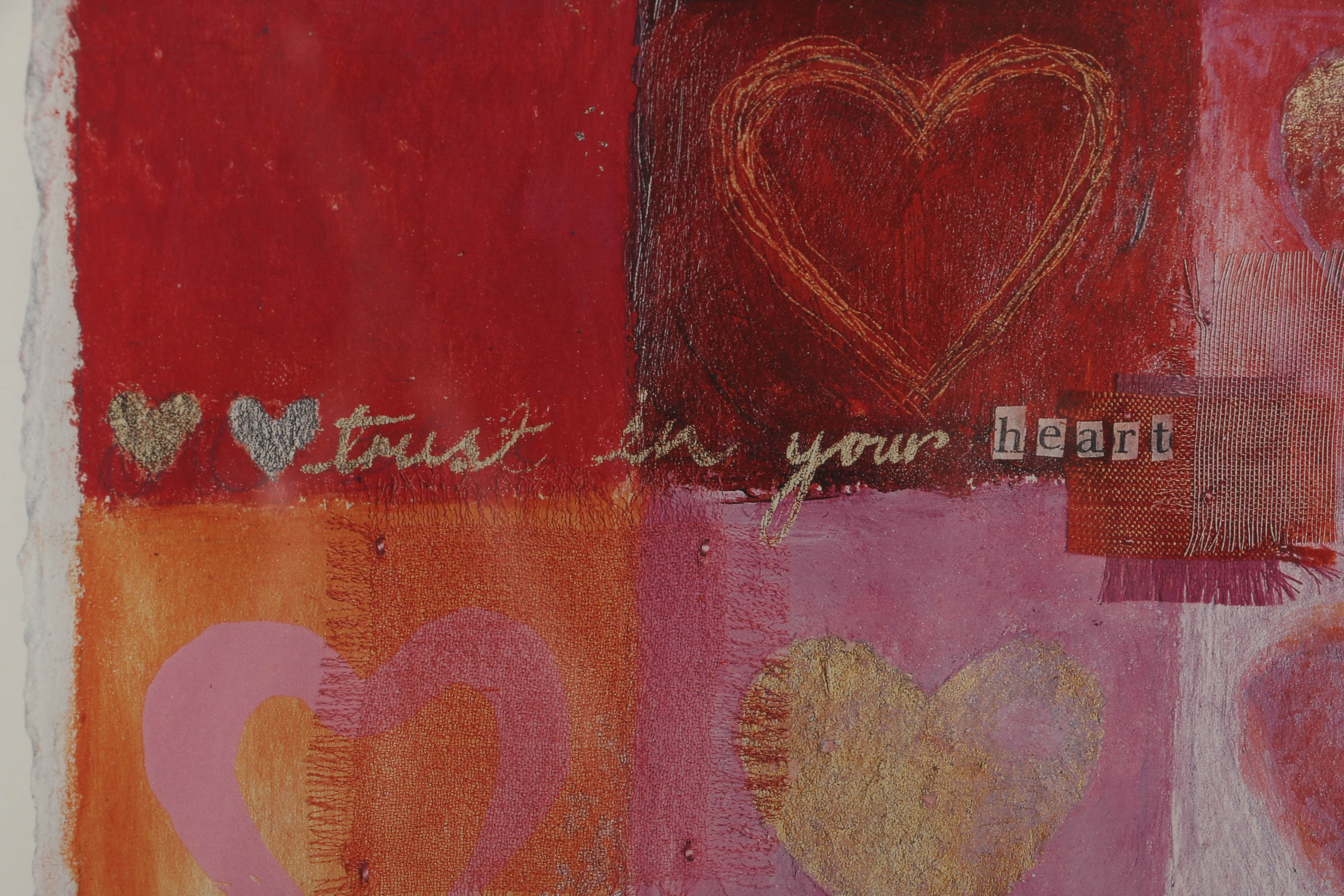 Sarah Lugg Offset Lithograph "Trust in Your Heart"