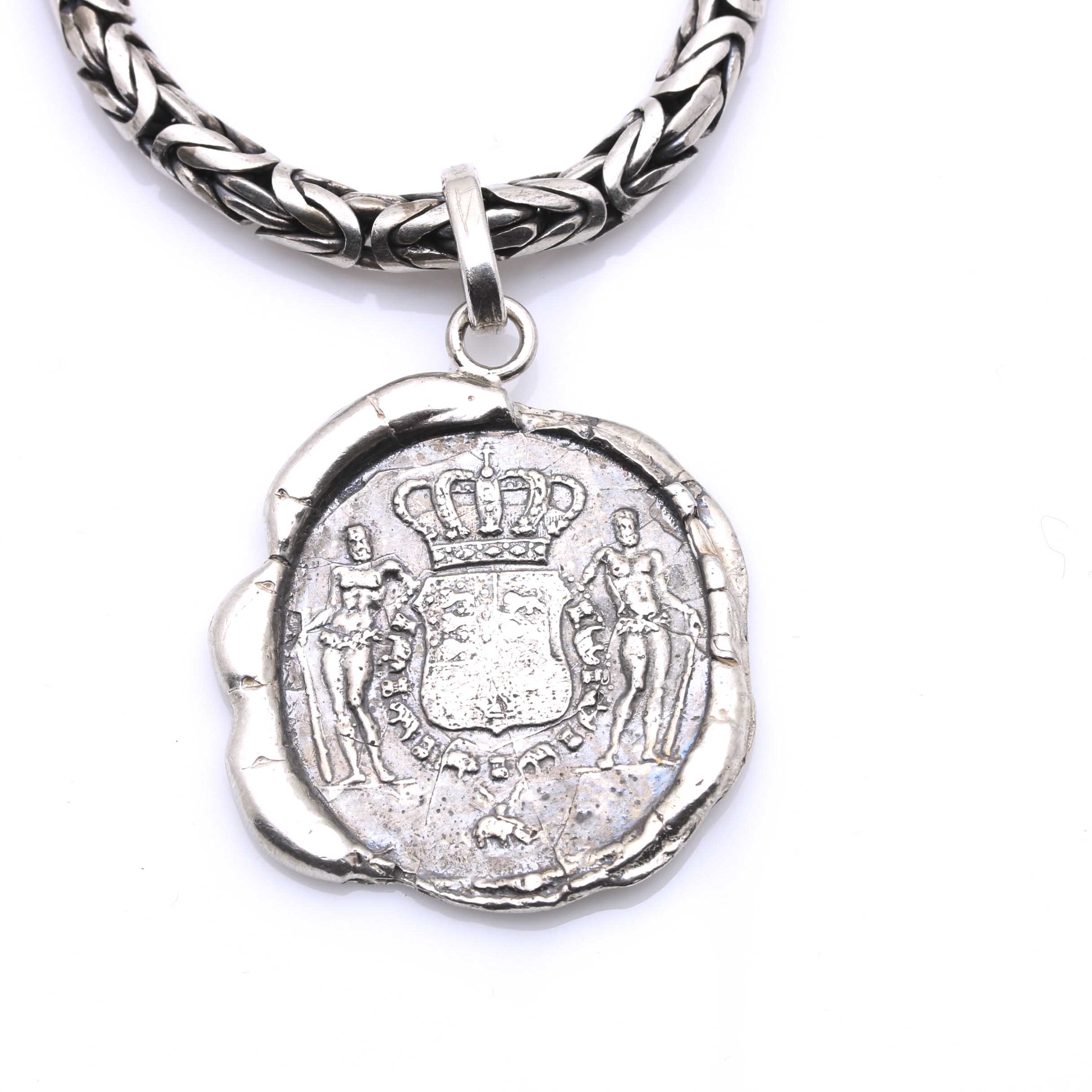 Sterling Silver Bali Necklace and Pendant