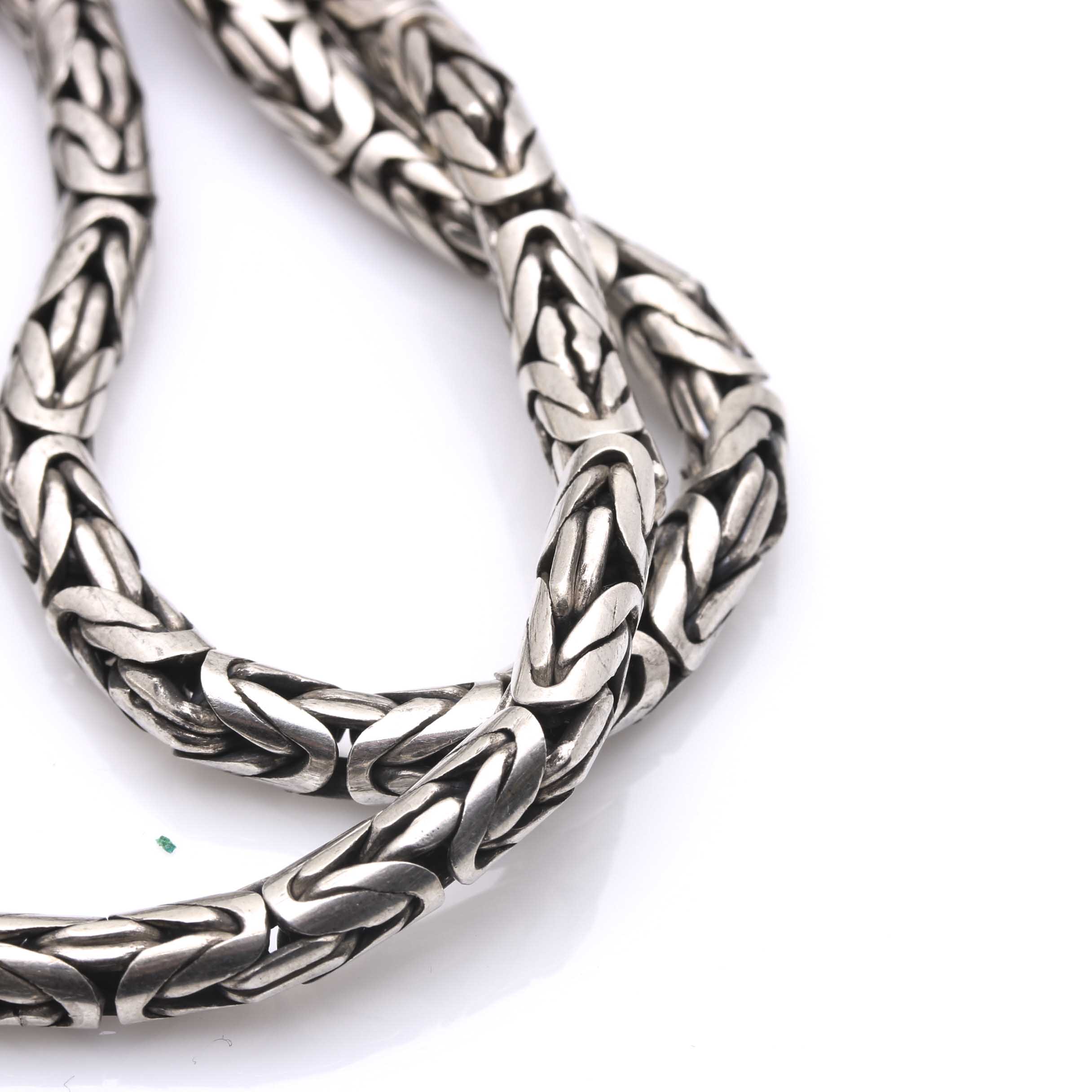 Sterling Silver Bali Necklace and Pendant