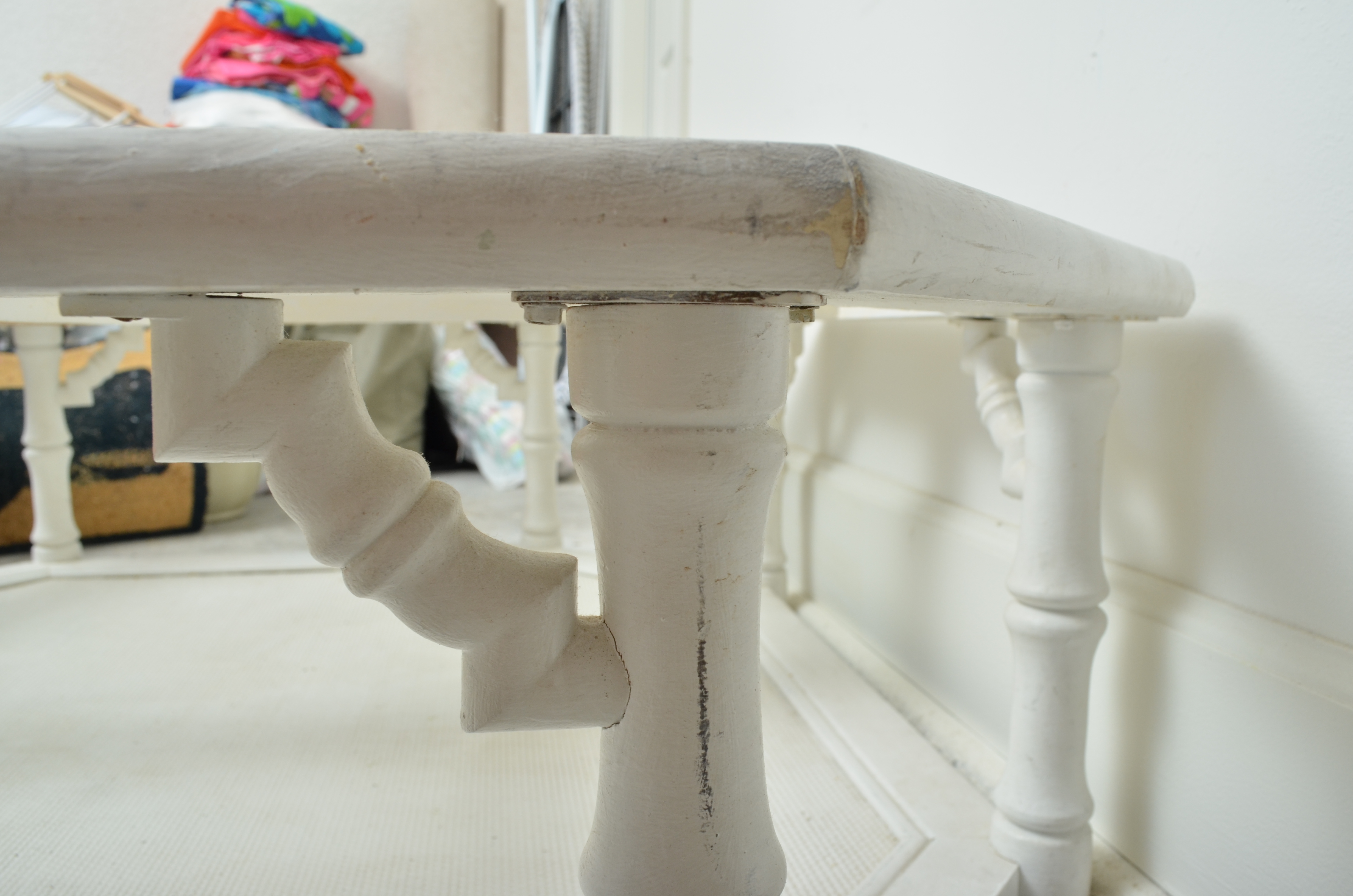 White Octagon Coffee Table