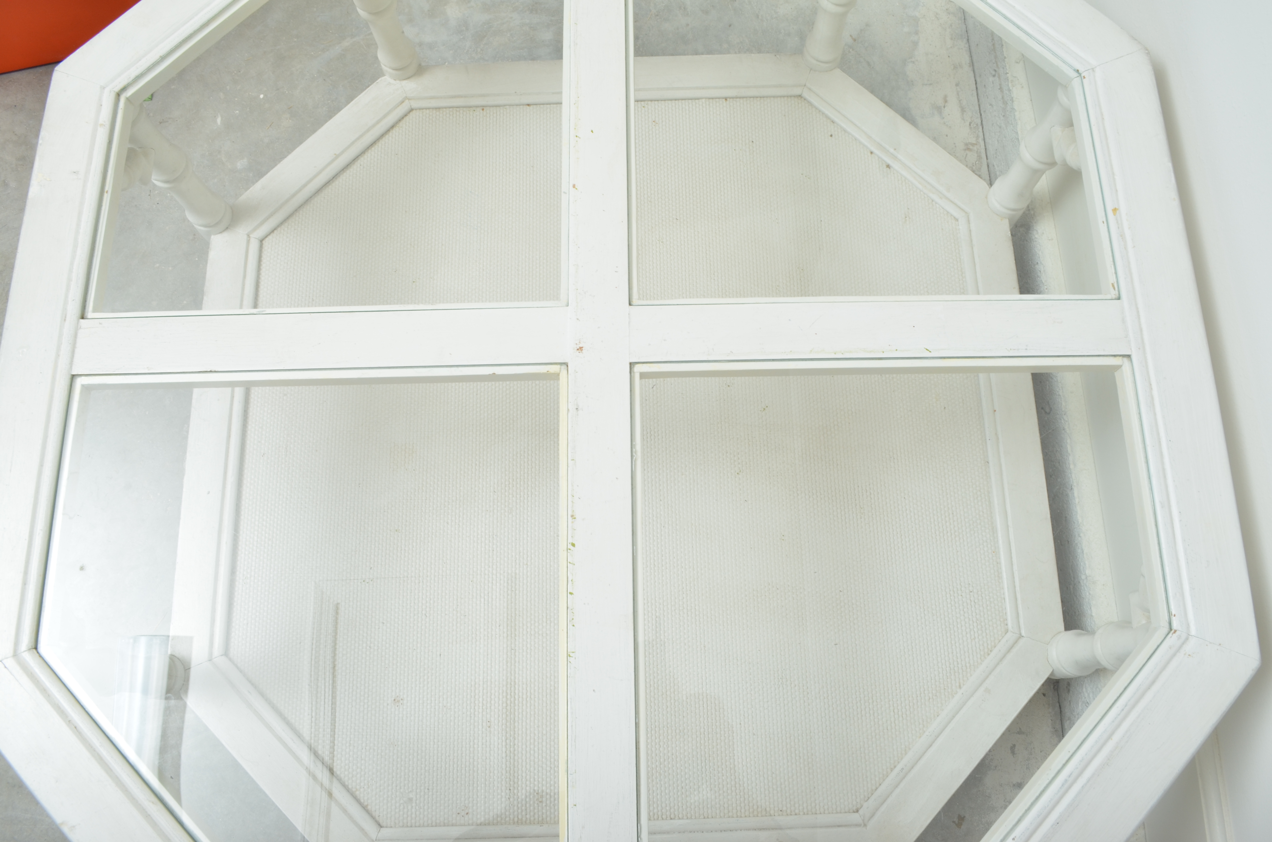 White Octagon Coffee Table