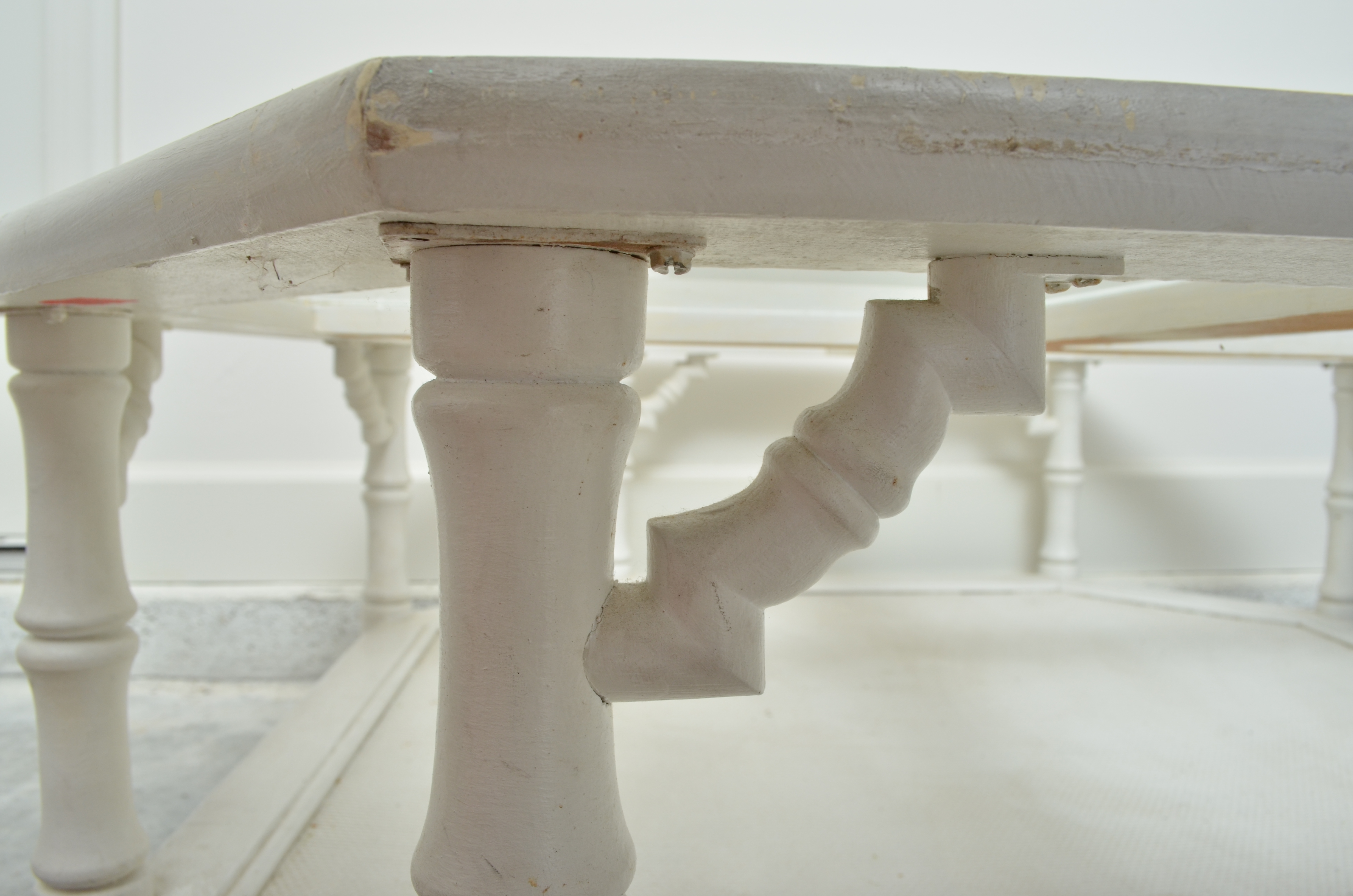 White Octagon Coffee Table