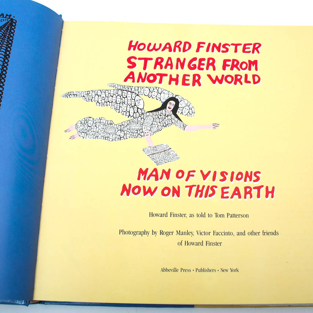 First Edition "Stranger from Another World; Man of Visions Now on This Earth" by Howard Finster