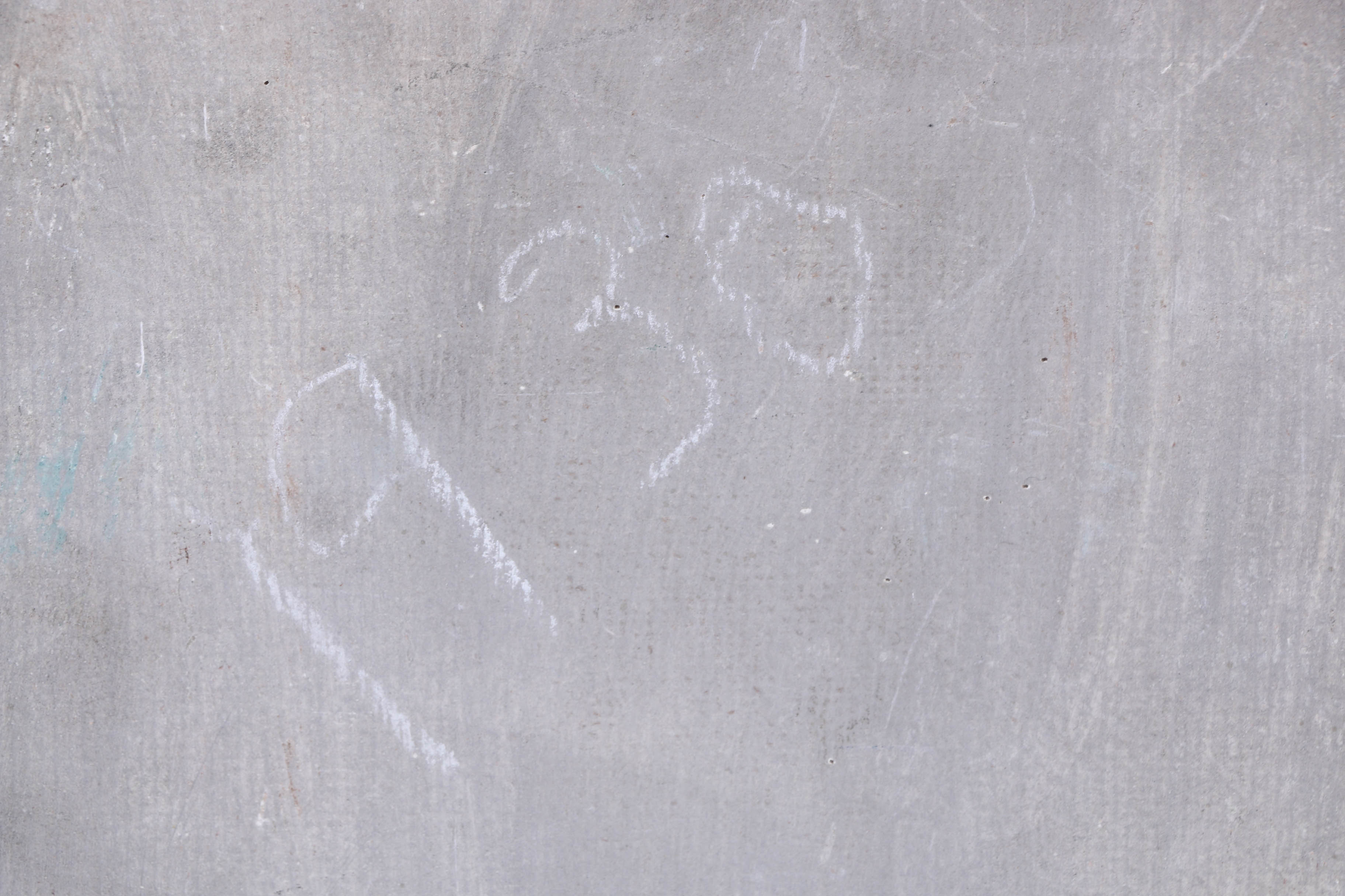 Albert Pels Oil Painting on Board of Nude Bather