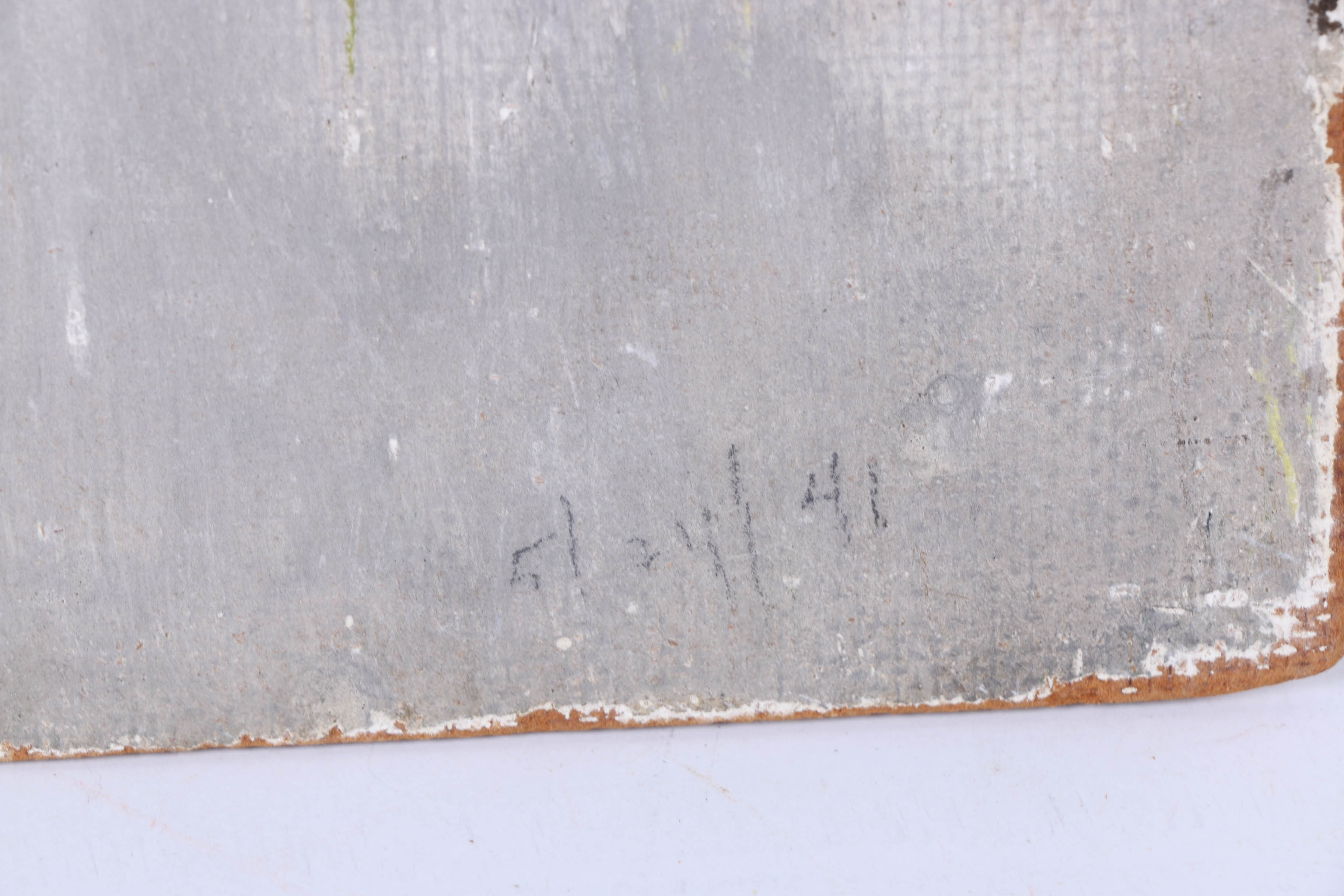 Albert Pels Oil Painting on Board of Nude Bather