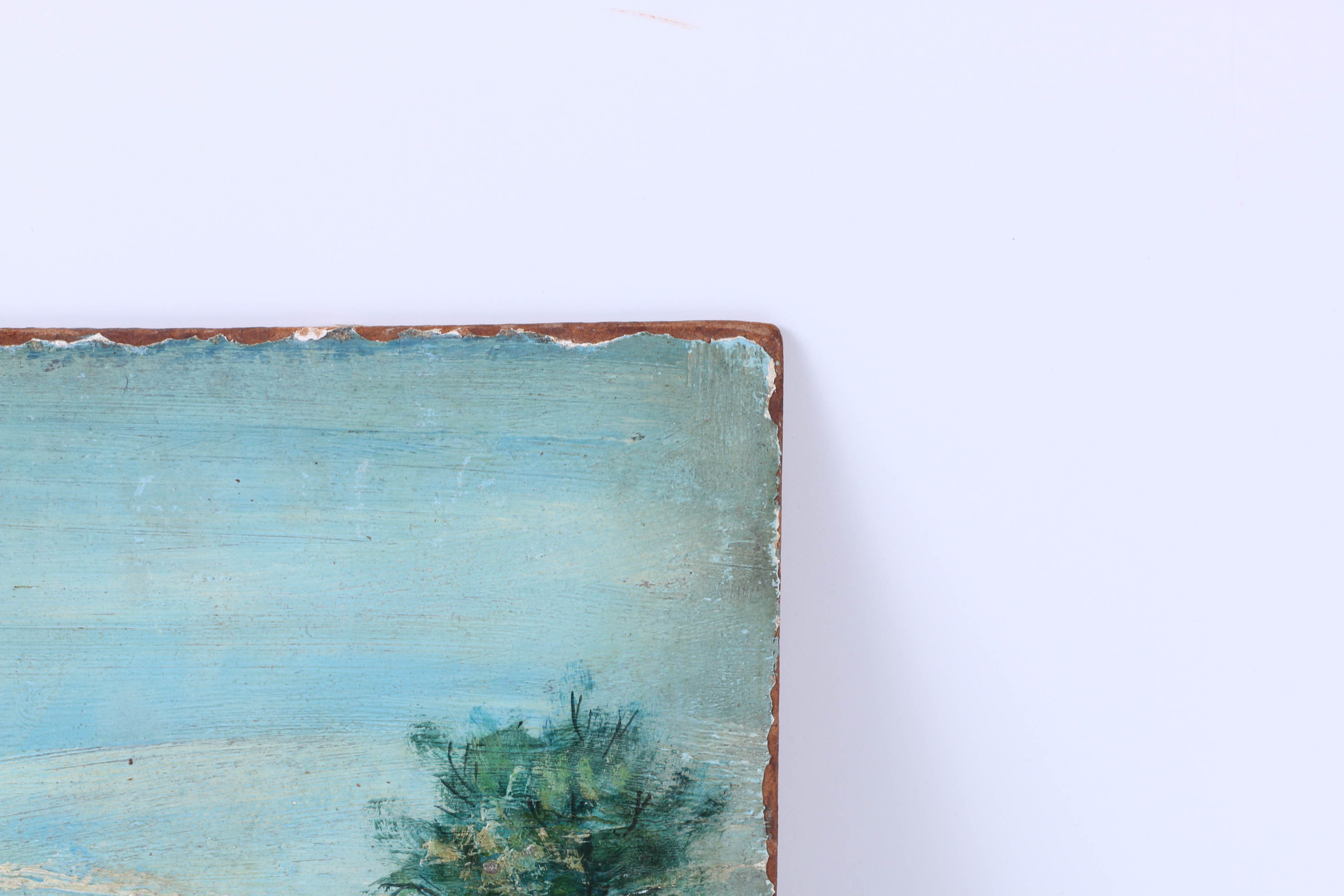 Albert Pels Oil Painting on Board Rural Landscape