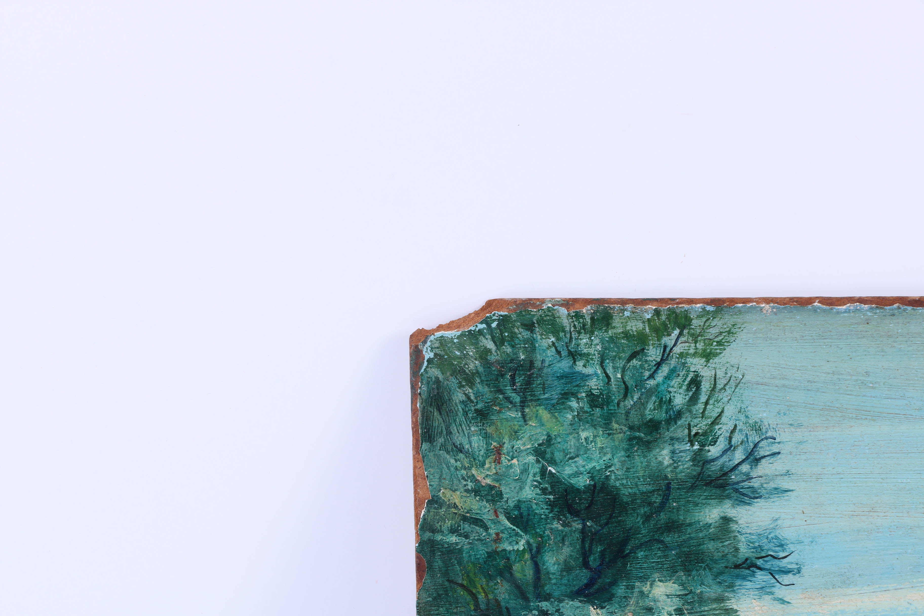 Albert Pels Oil Painting on Board Rural Landscape