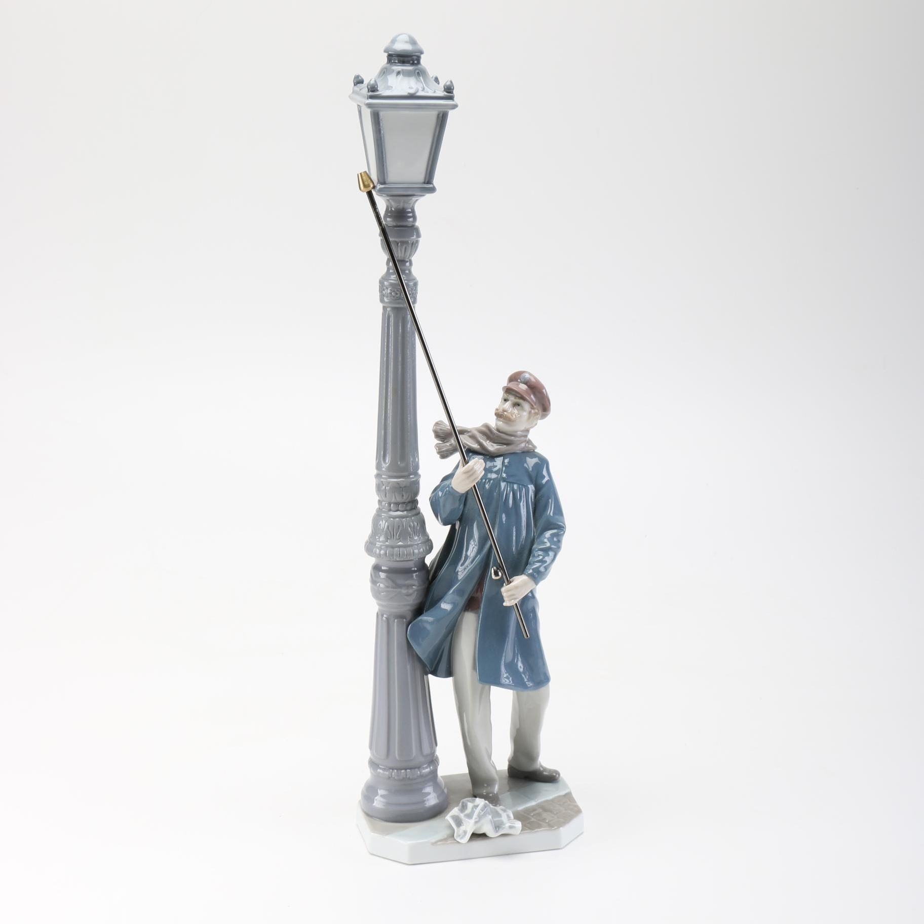 Lladró "Lamp Lighter" Porcelain Figurine