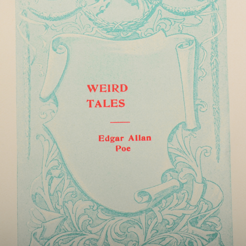 1895 Edition of "Weird Tales" by Edgar Allan Poe