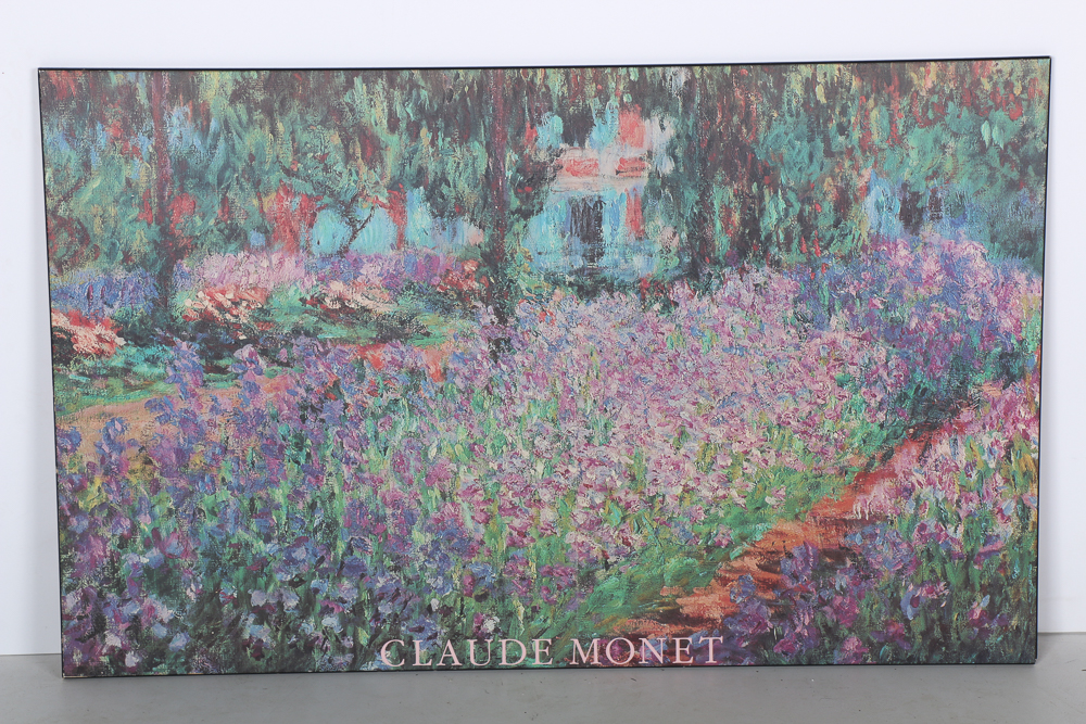 Claude Monet and Betsy Cameron Offset Lithographs on Board
