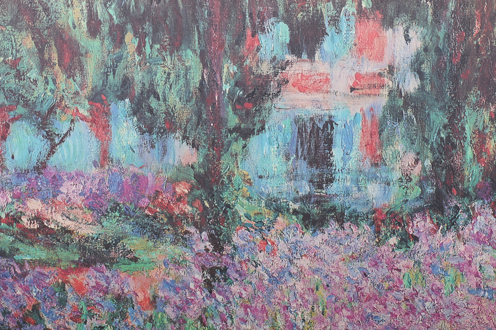 Claude Monet and Betsy Cameron Offset Lithographs on Board