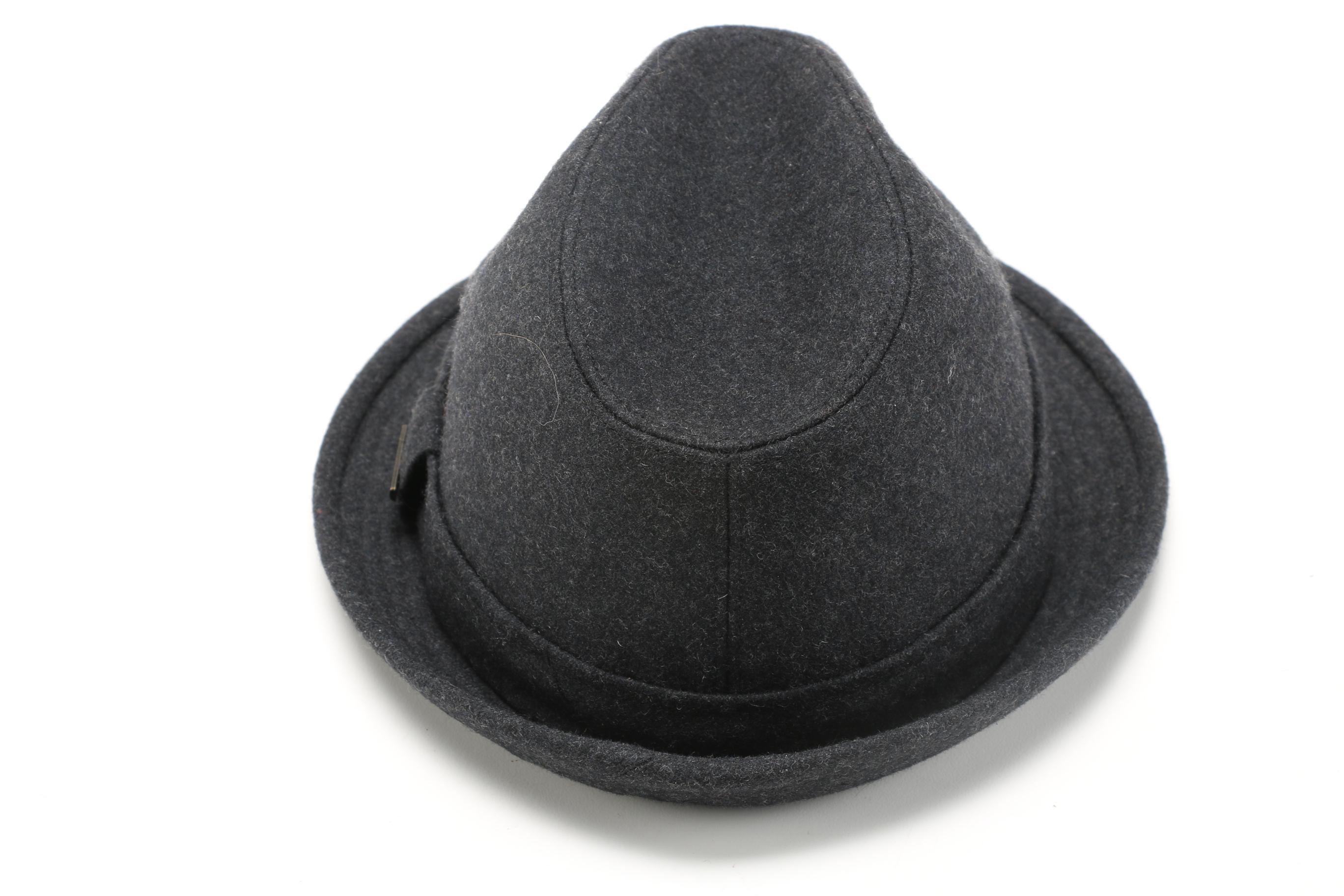 Men's Hats Including a Fedora by Stetson