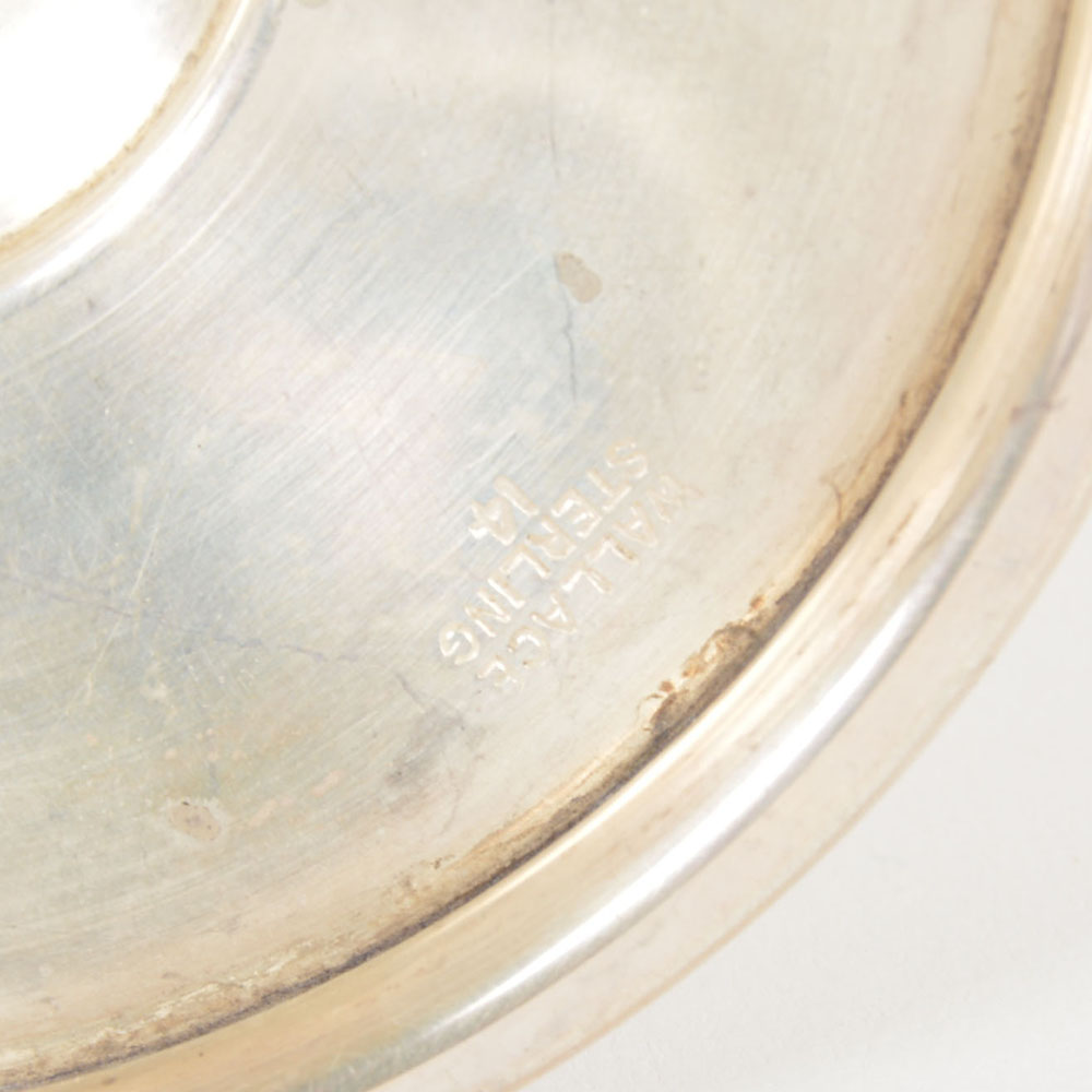 Collection of Engraved Wallace Sterling Silver Goblets