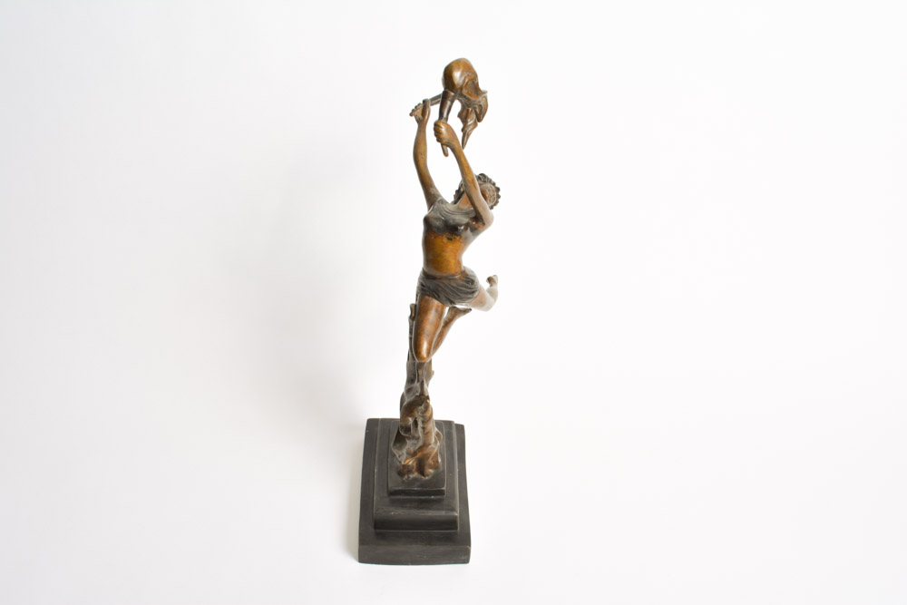 Metal Woman Sculpture