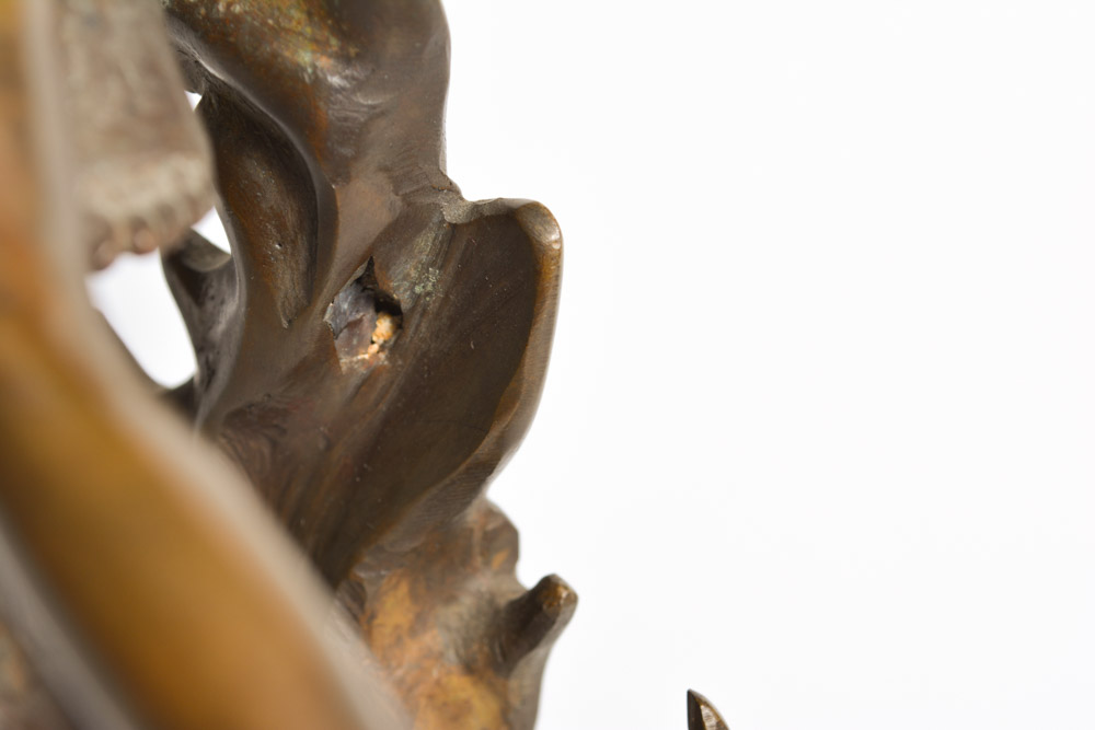 Metal Woman Sculpture