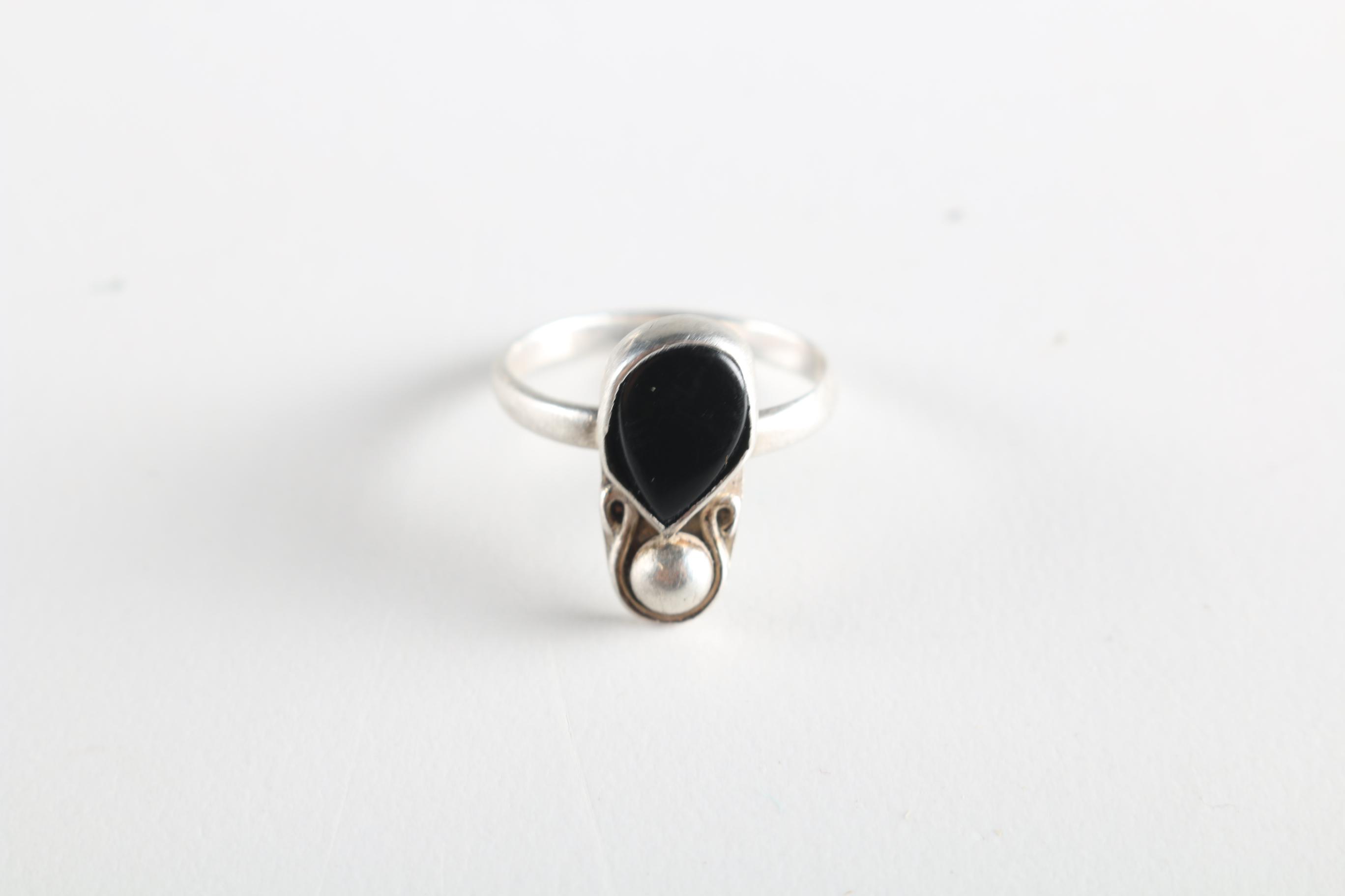 Sterling Silver Cuff Bracelet and Rings