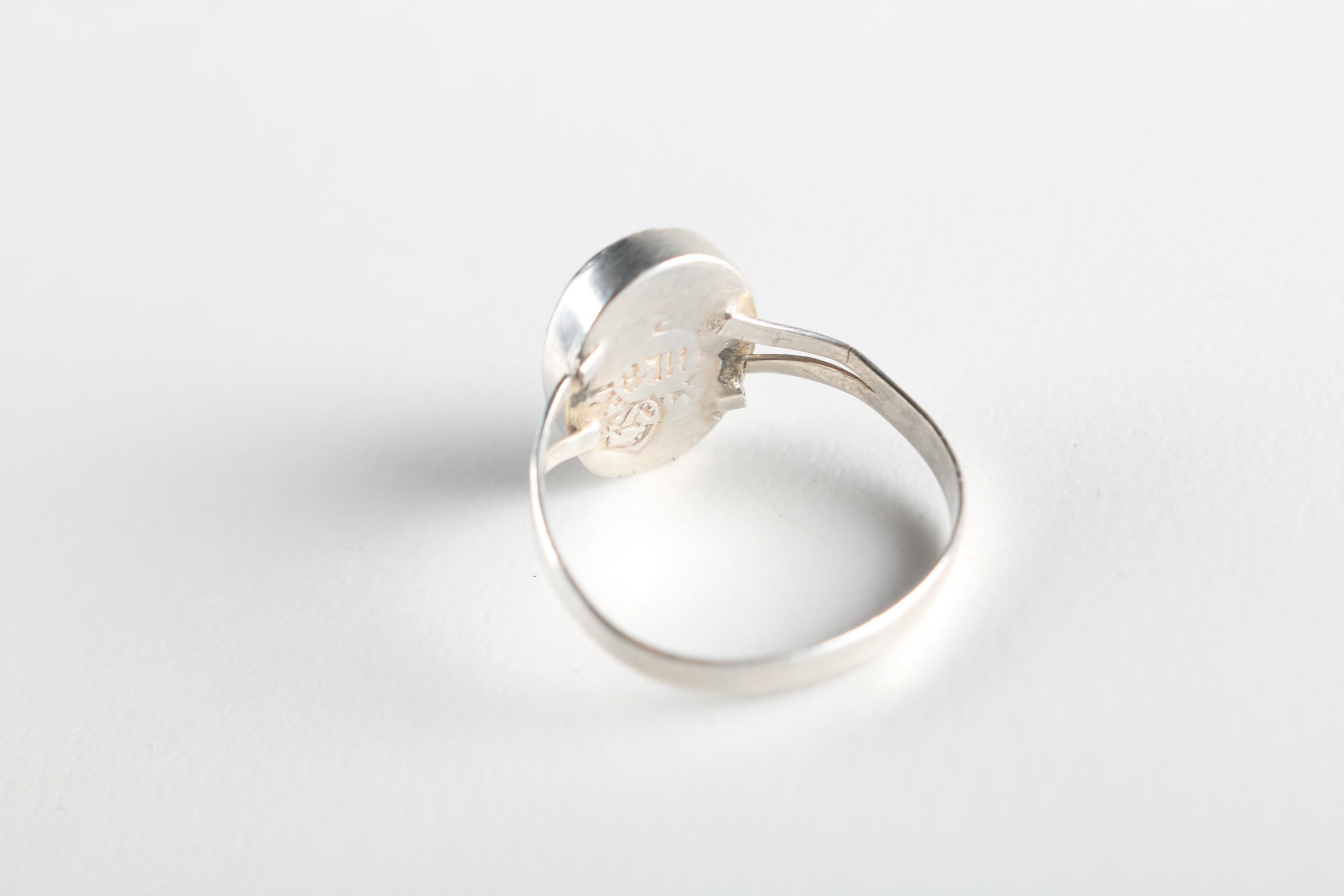 Sterling Silver Cuff Bracelet and Rings