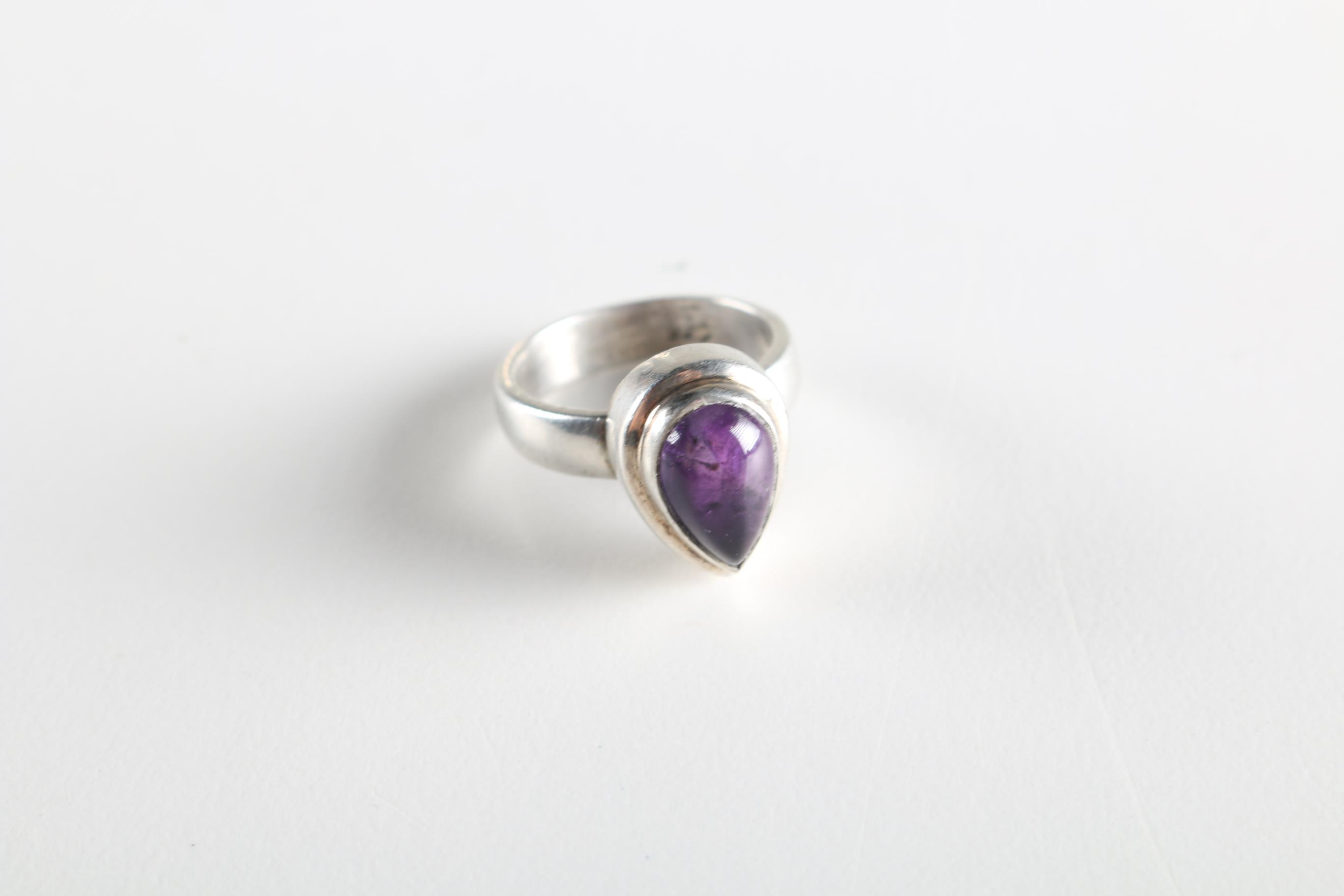 Sterling Silver Cuff Bracelet and Rings