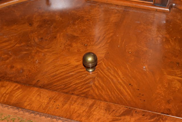 Burl Walnut Veneer Southampton Secretary