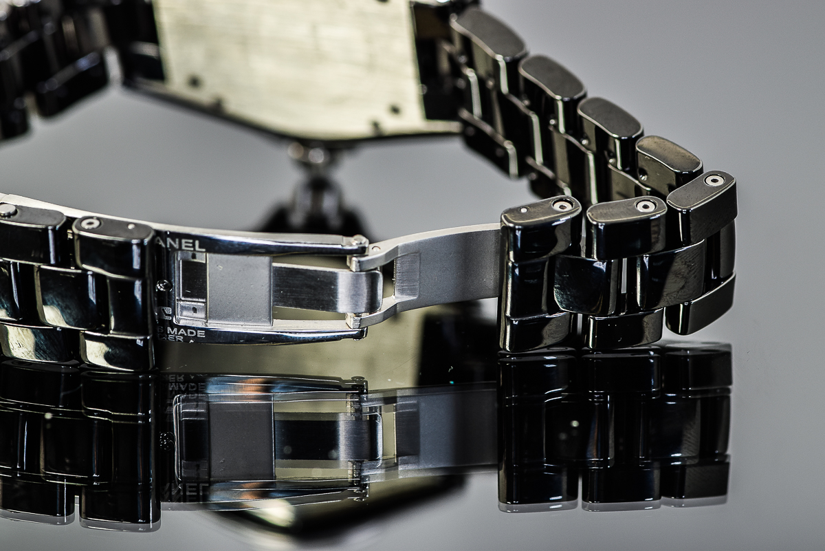 Chanel J12 Black Ceramic and Ruby Watch