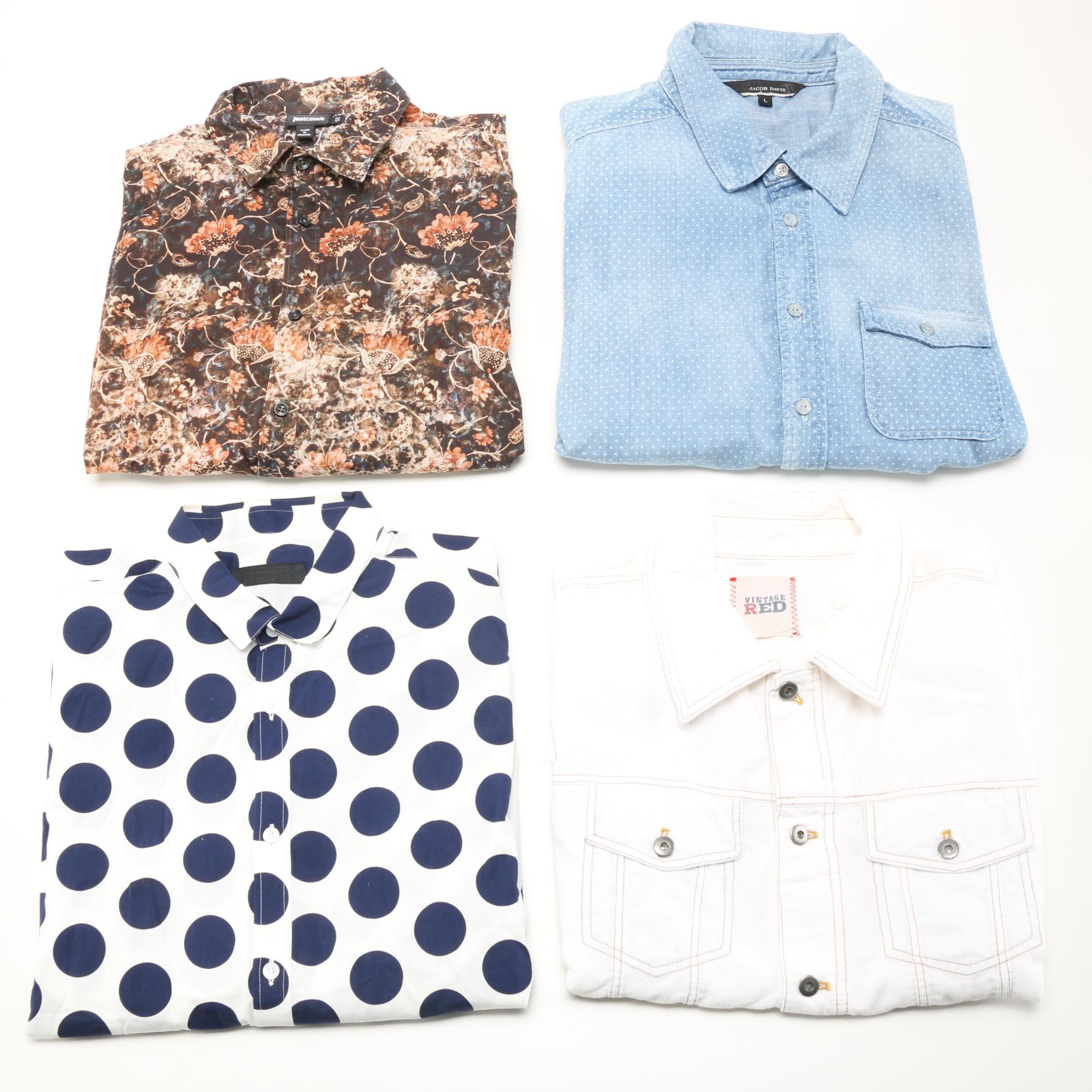 Assortment of Men's Shirts Including Burberry