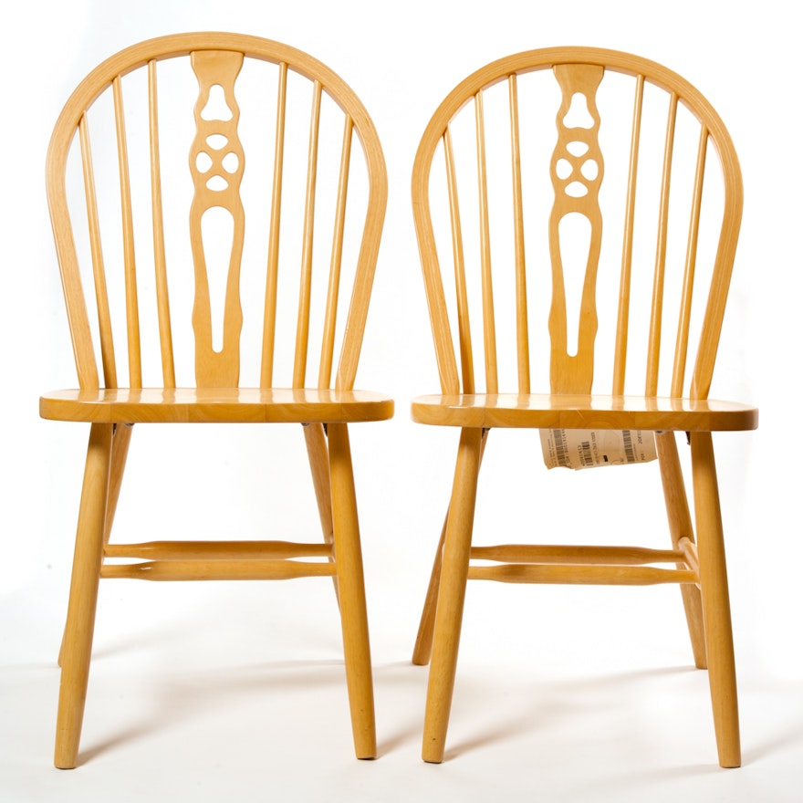 Pair of Contemporary Windsor Chairs