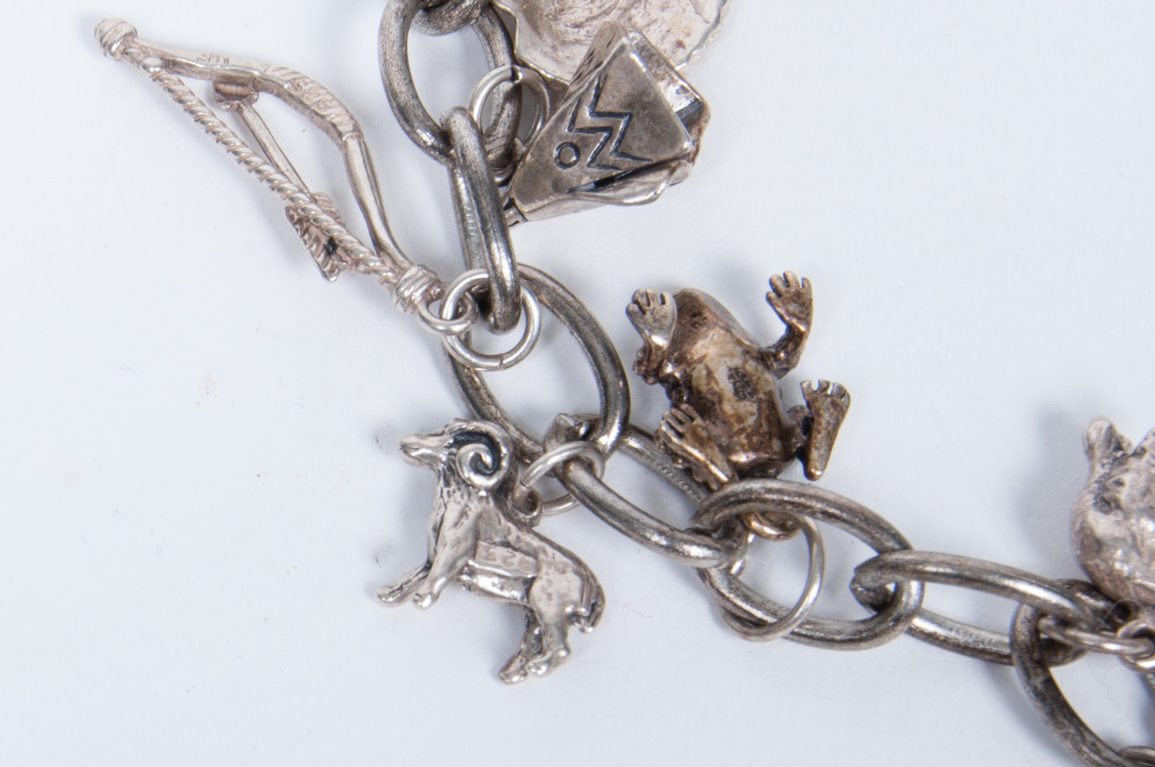 Sterling Silver Charm Bracelet