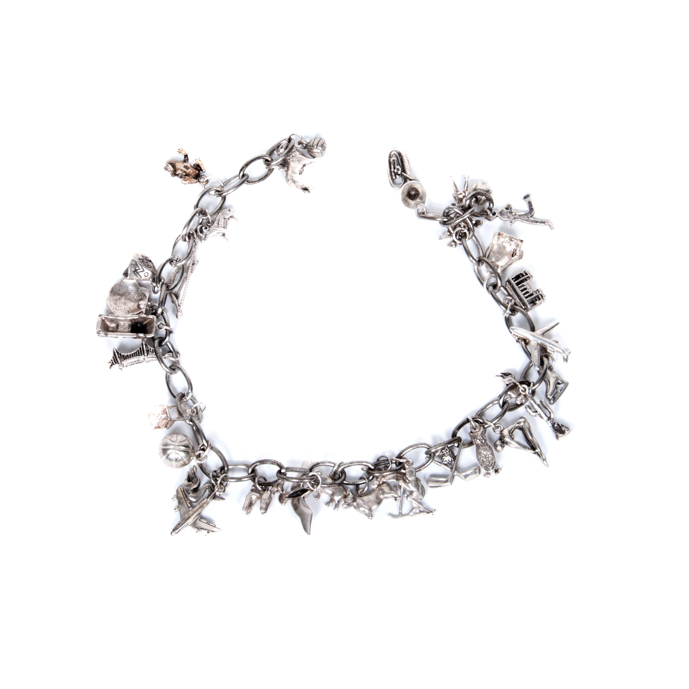 Sterling Silver Charm Bracelet