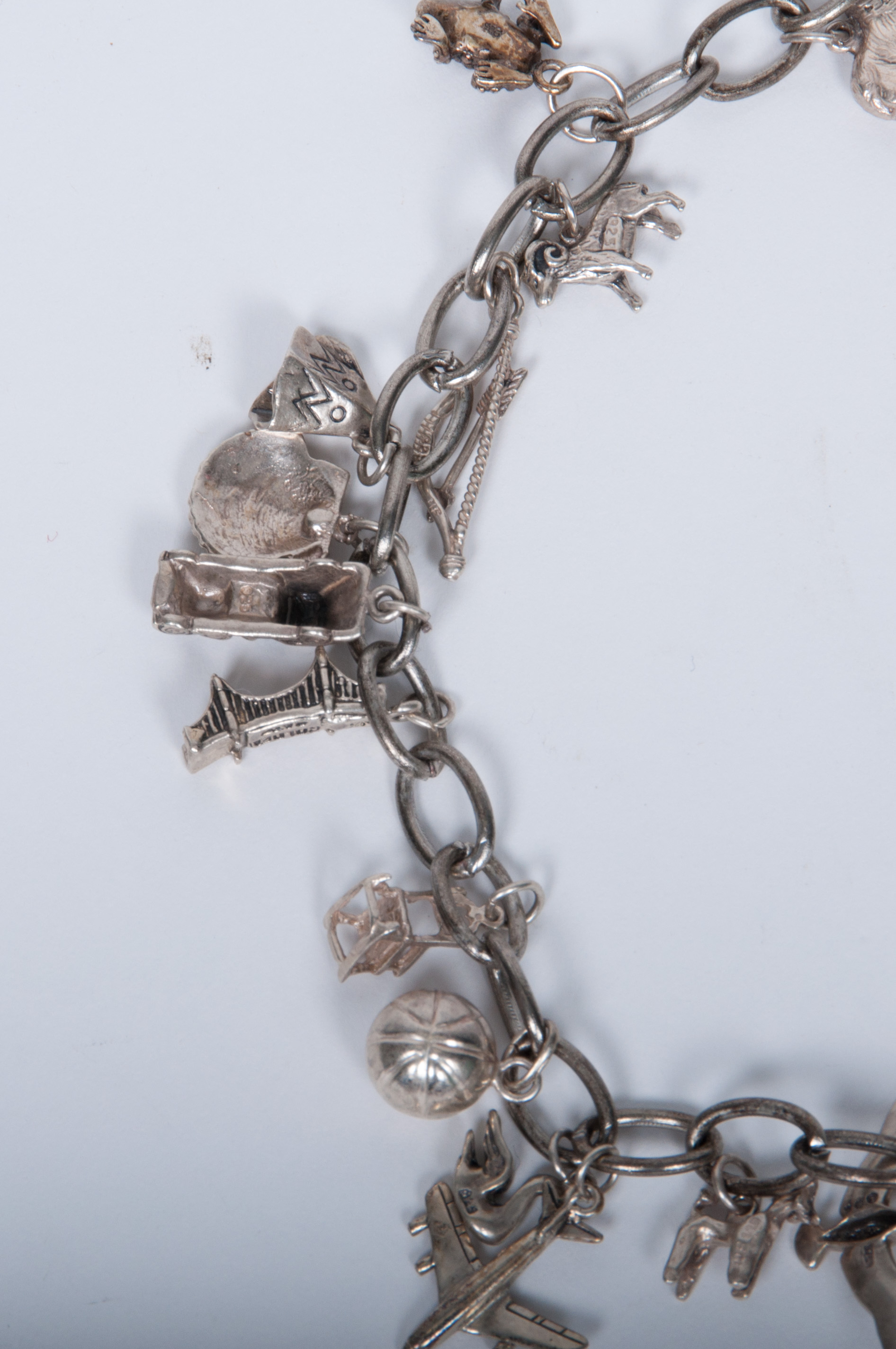 Sterling Silver Charm Bracelet
