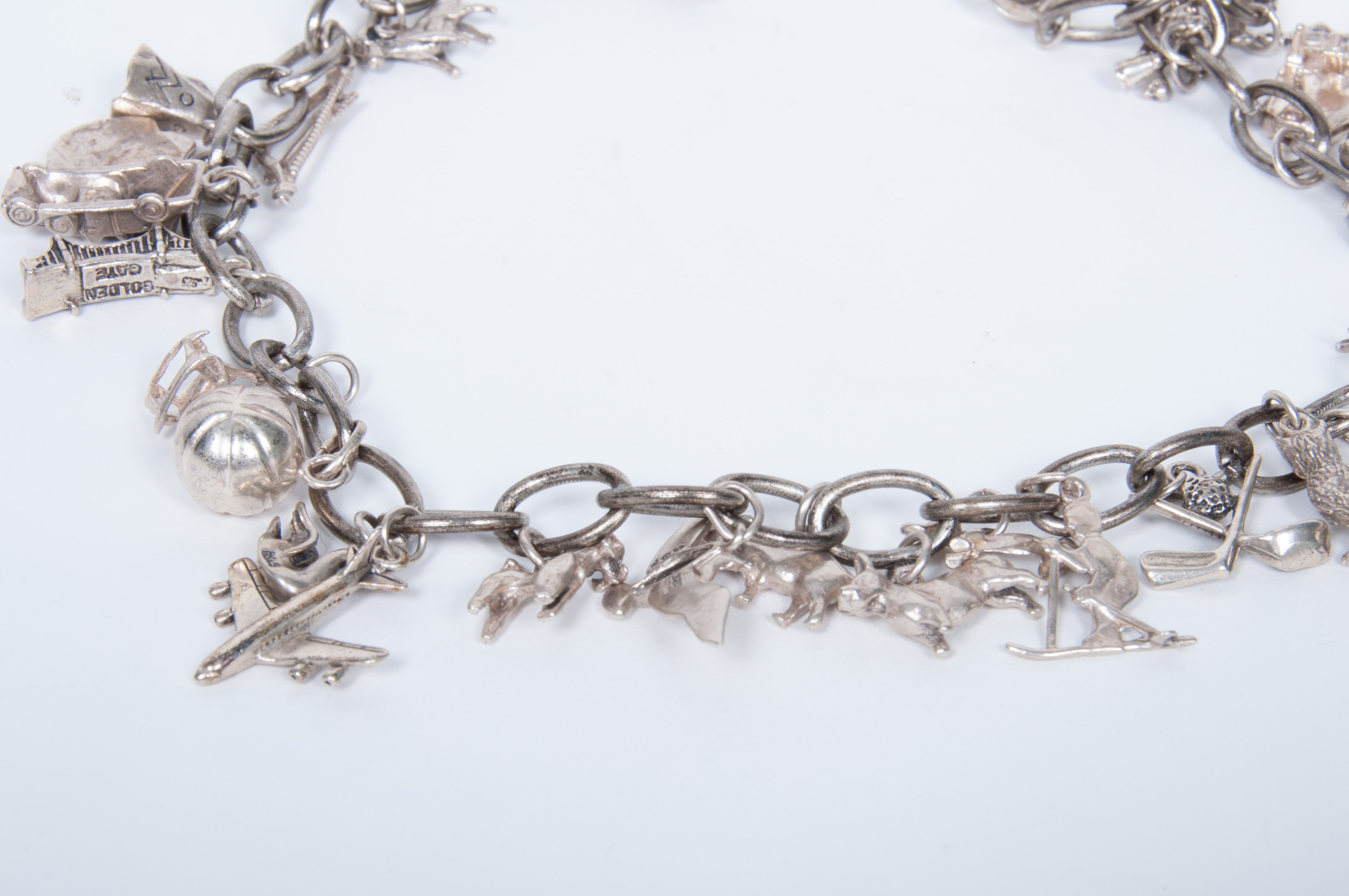 Sterling Silver Charm Bracelet