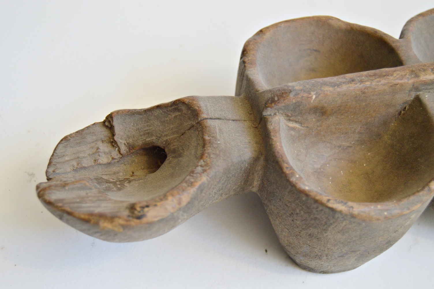 Antique African Dogon Awale Mankala Wood Game Board