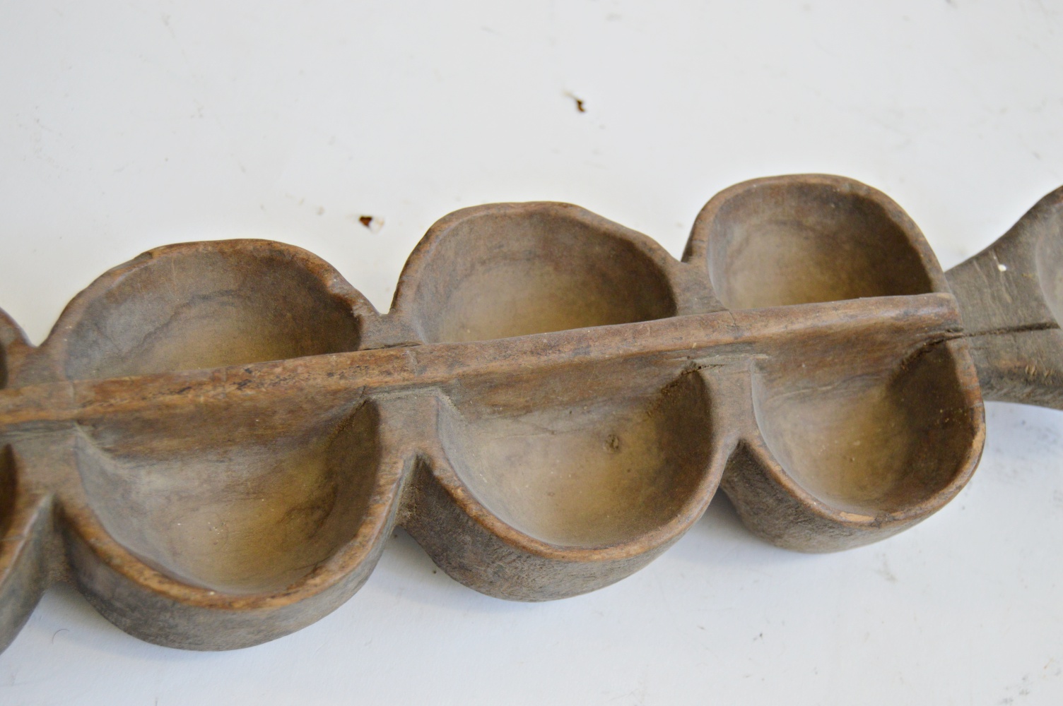 Antique African Dogon Awale Mankala Wood Game Board