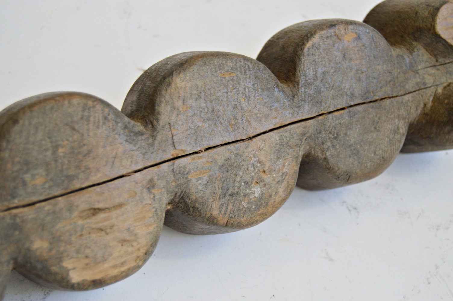 Antique African Dogon Awale Mankala Wood Game Board