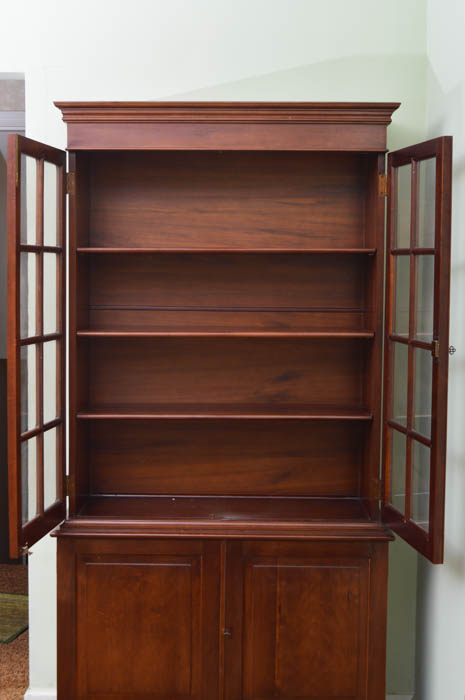 Vintage Walnut China Cabinet