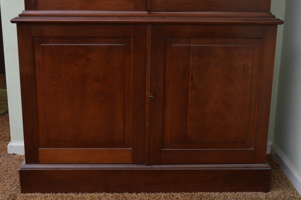 Vintage Walnut China Cabinet