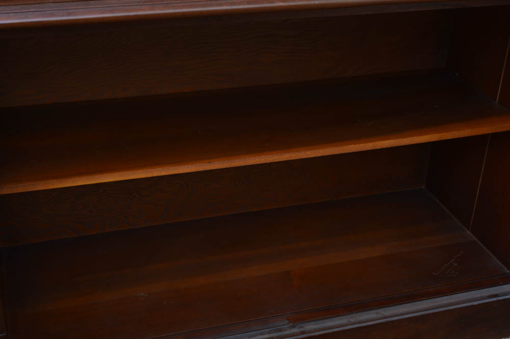 Vintage Walnut China Cabinet