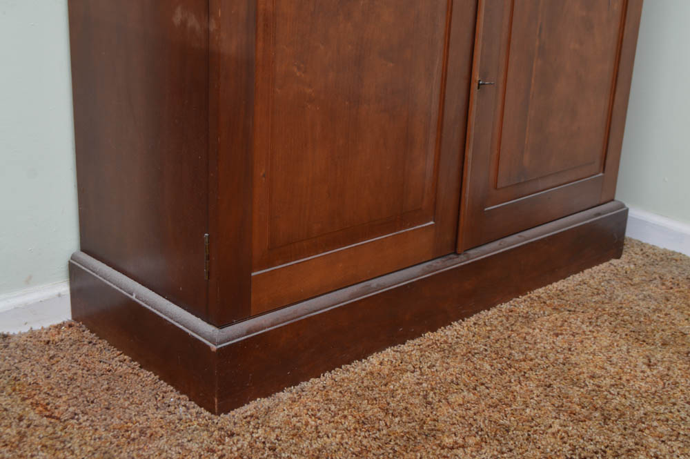 Vintage Walnut China Cabinet