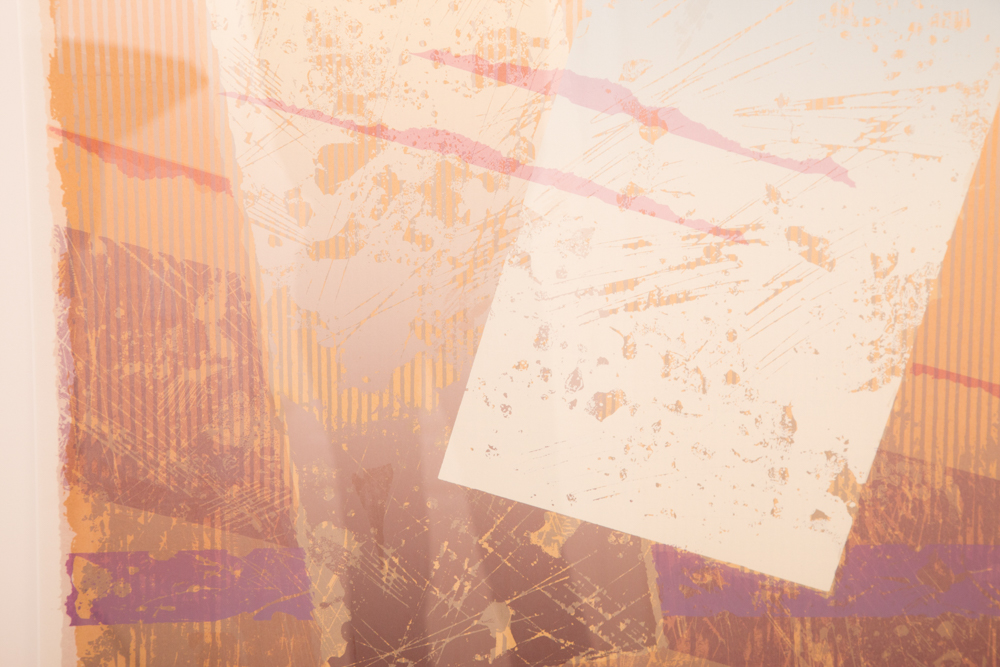 "Crosstown Traffic I & II" Signed Modern Art Serigraphs