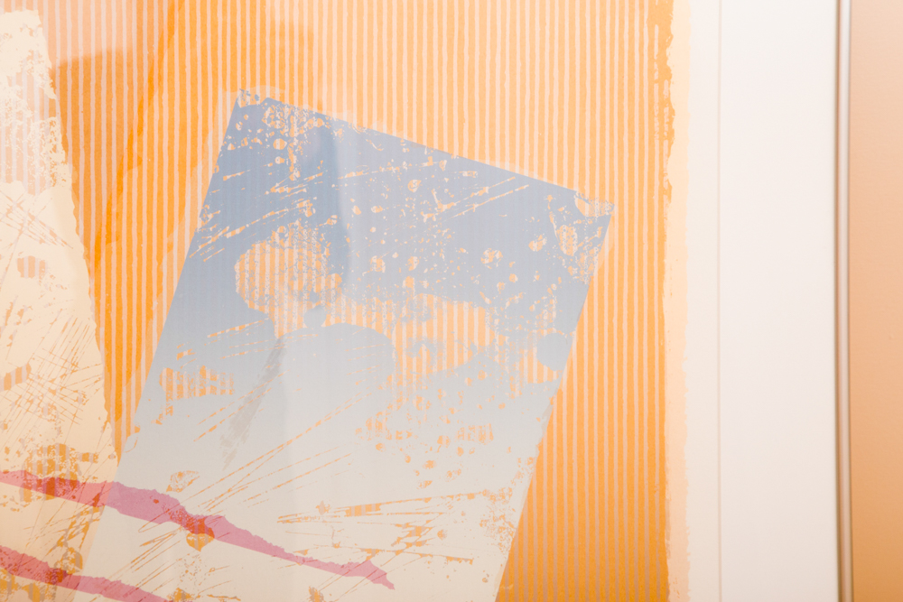 "Crosstown Traffic I & II" Signed Modern Art Serigraphs