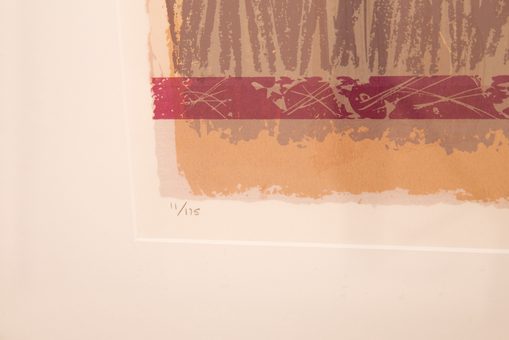 "Crosstown Traffic I & II" Signed Modern Art Serigraphs