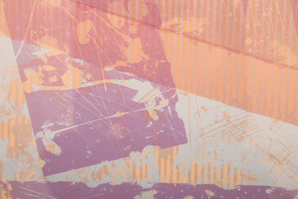 "Crosstown Traffic I & II" Signed Modern Art Serigraphs