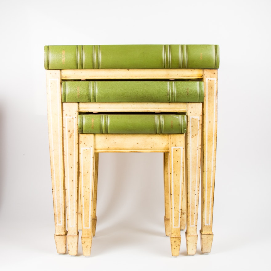 Botanical Book Top Nesting Tables
