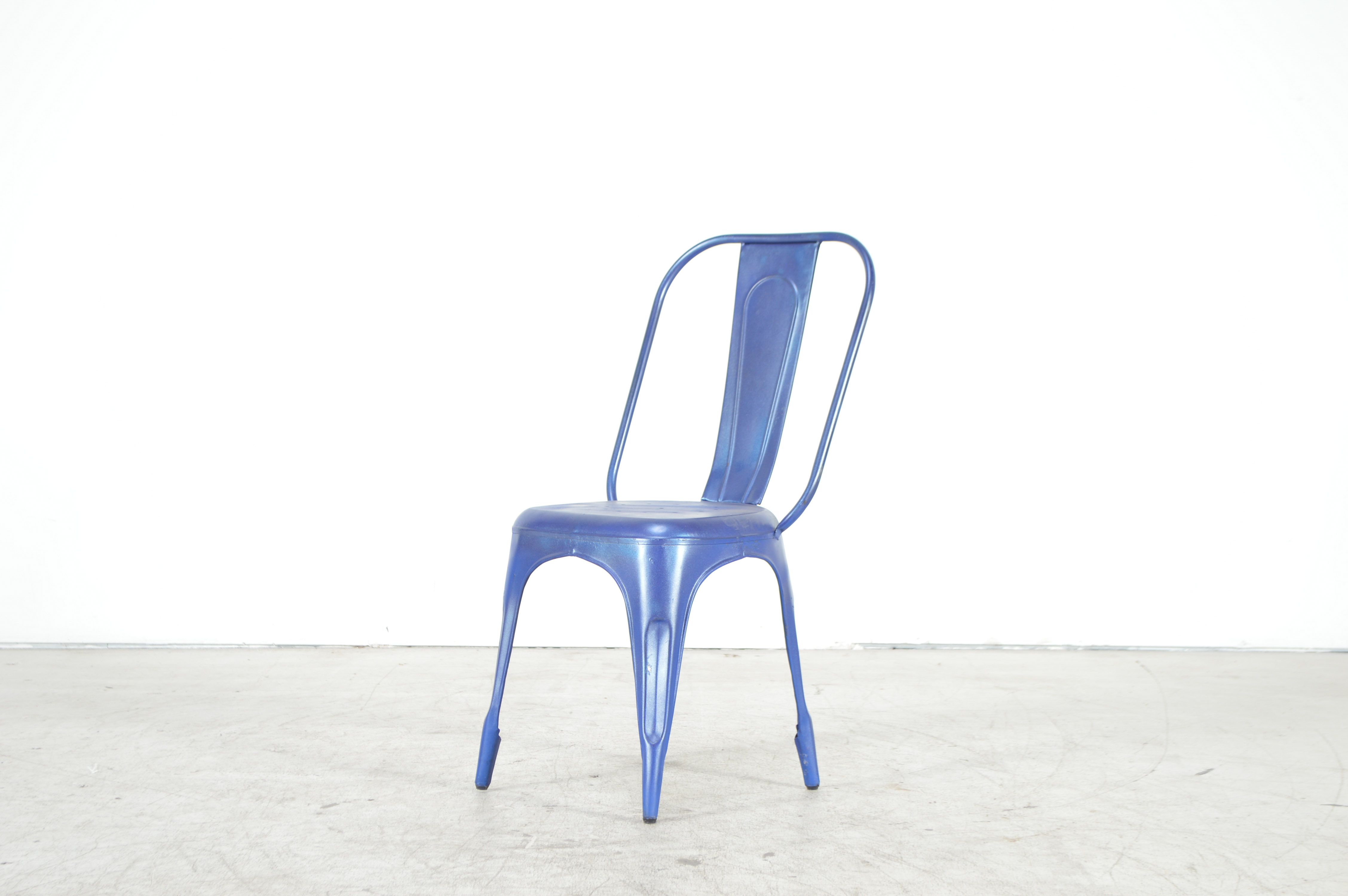 Blue Painted Aluminum Chairs